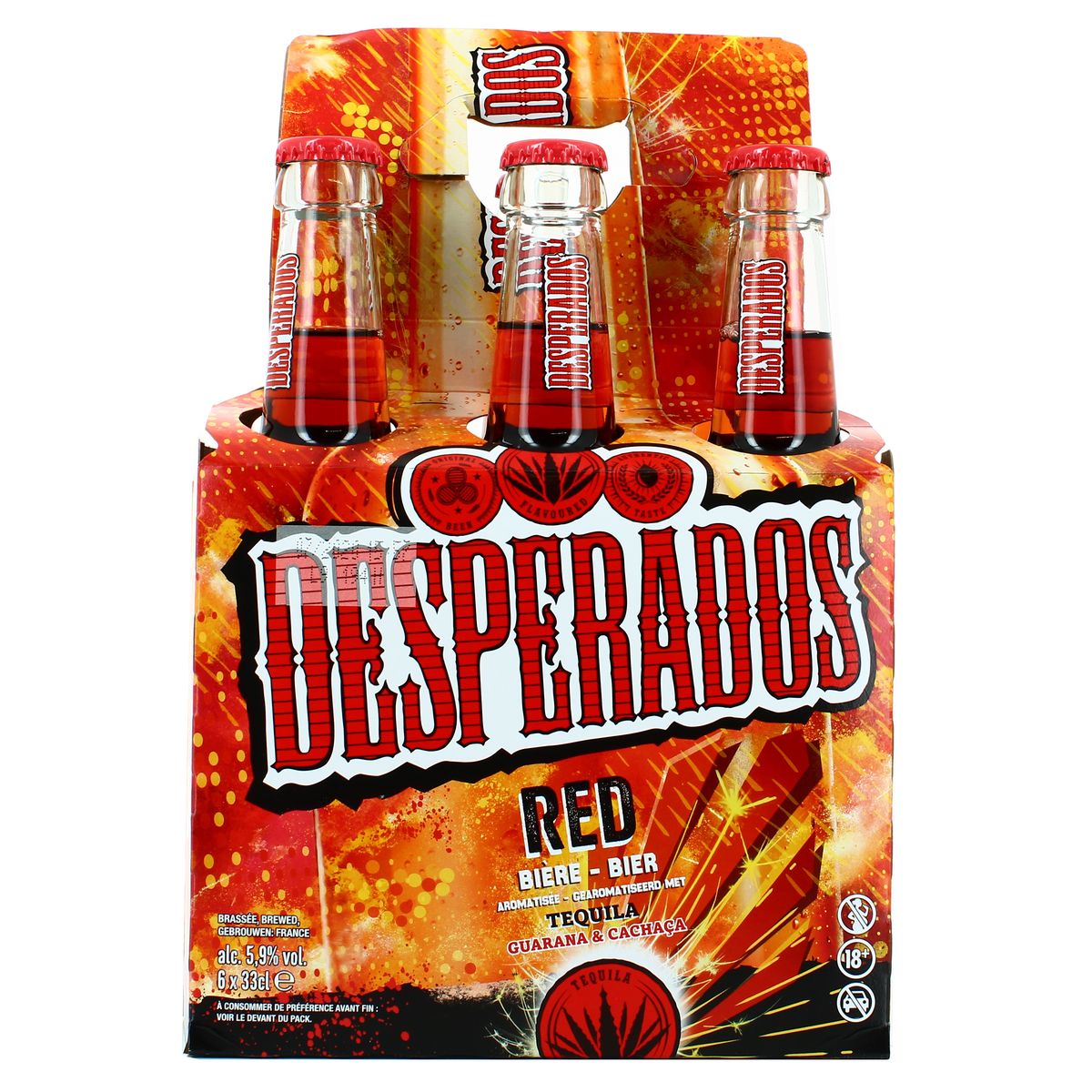Acheter Desperados Red Biere Aromatisee Tequila Guarana Cachaca 5 9