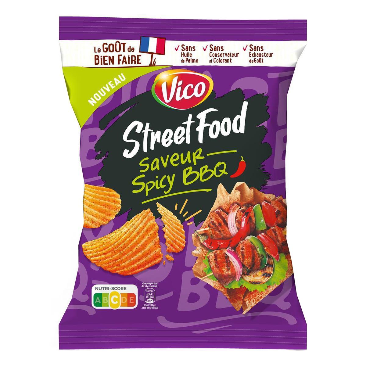 3336972307036 - Vico - Chips food Spicy Barbecue