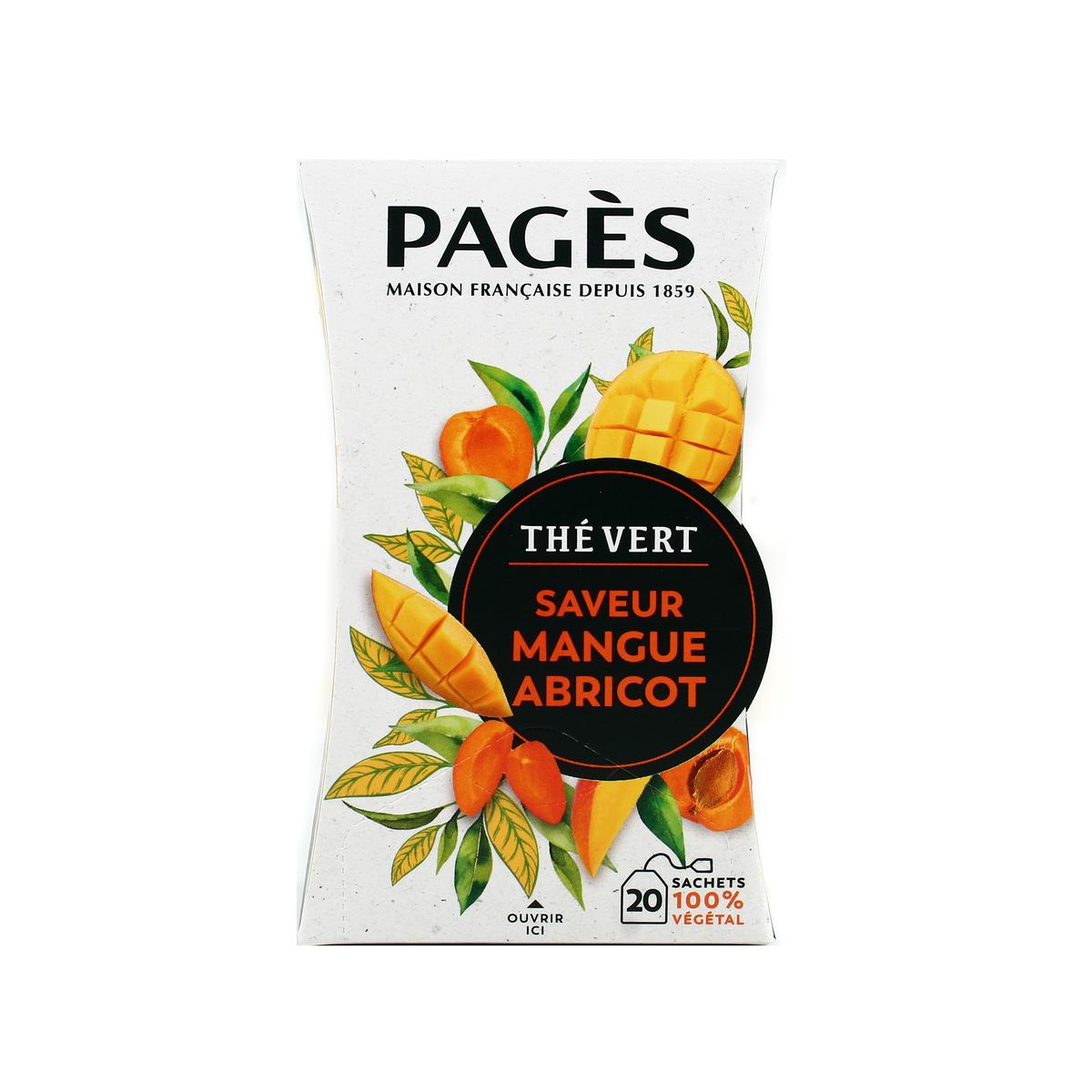 3398984507736 - Pagès - Thé Vert Mangue Abricot