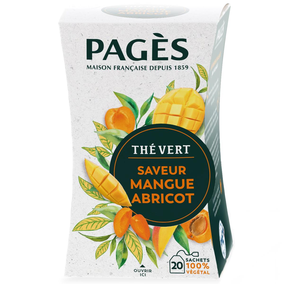 3398984507736 - Pagès - Thé Vert Mangue Abricot
