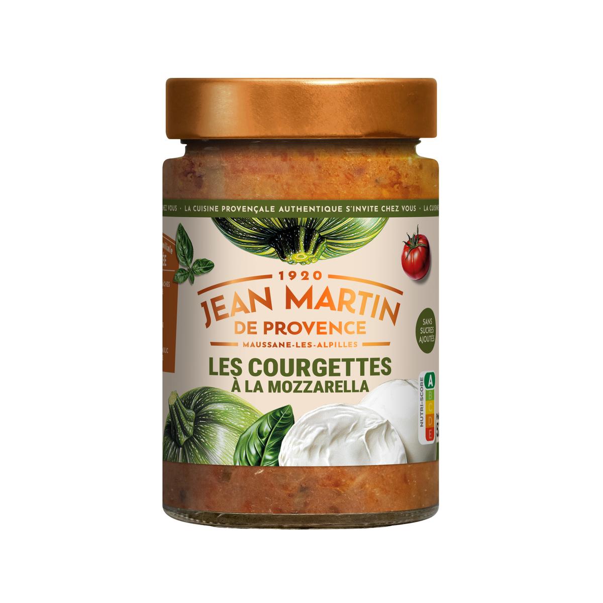 3271514178036 - Jean Martin de Provence - Courgettes à la Mozzarella cuisinées au basilic de Provence