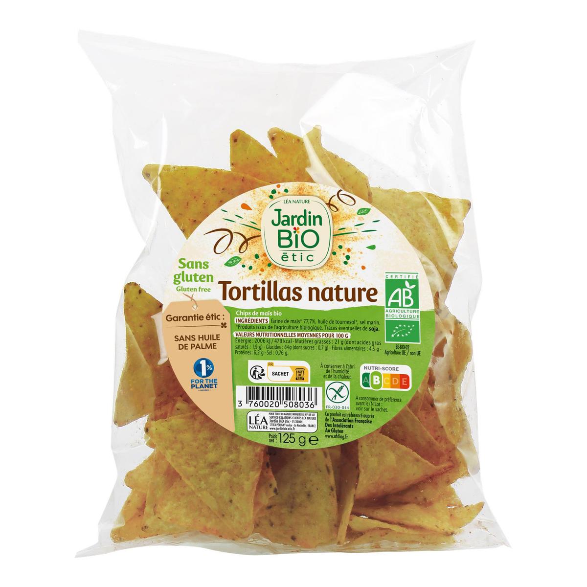 3760020508036 - Jardin Bio Etic - Tortillas nature bio sans gluten
