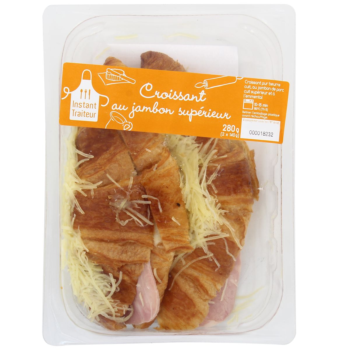 3287390069436 - Instant Traiteur - Croissants au Jambon