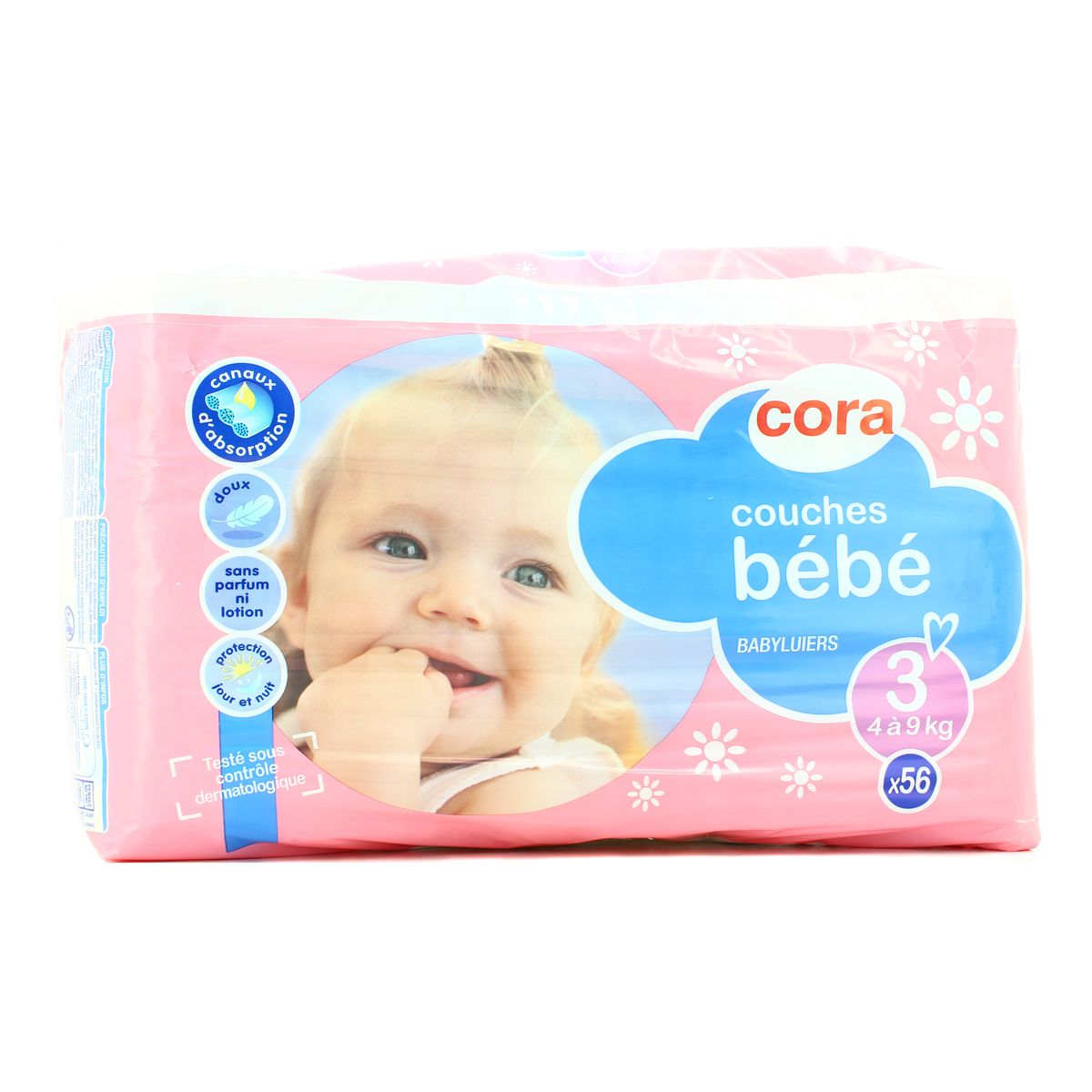 Livraison à domicile Cora Couche culotte bébé T6 +16Kg, 18 culottes