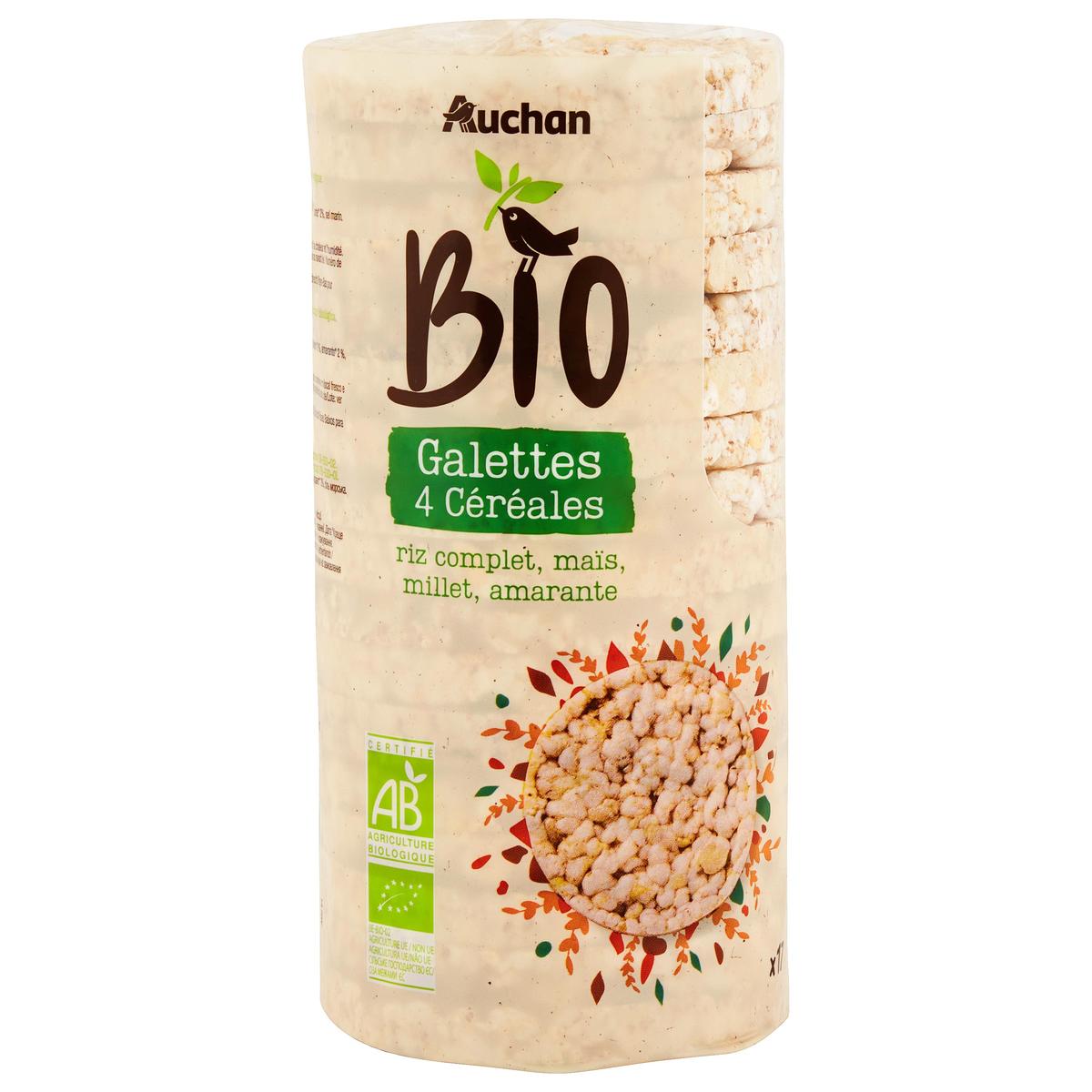 3596710519736 - Auchan BIO - Galettes aux 4 céréales bio