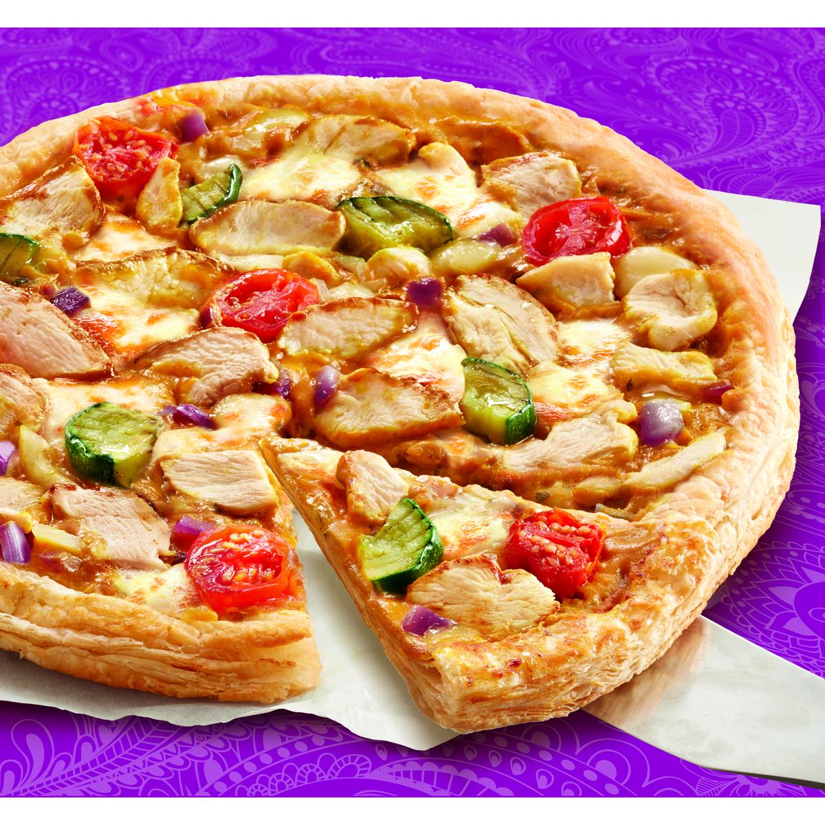 3248830000037 - Marie - Tarte du monde l'indienne- Poulet, Emmental, Oignons rouges, Sauce Curry