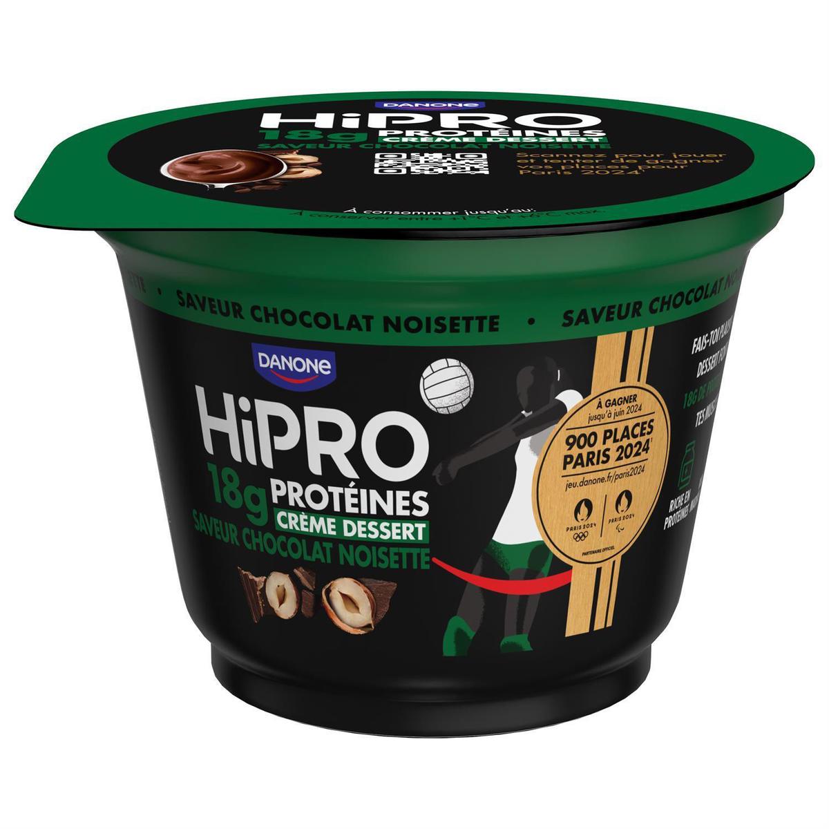 Achat Promotion HiPRO Crème Dessert Protéinée Chocolat Noisettes, 180g