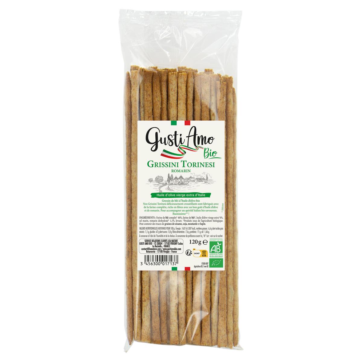 3456300017137 - Gusti Amo - Gressins Torinesi Romarin Bio
