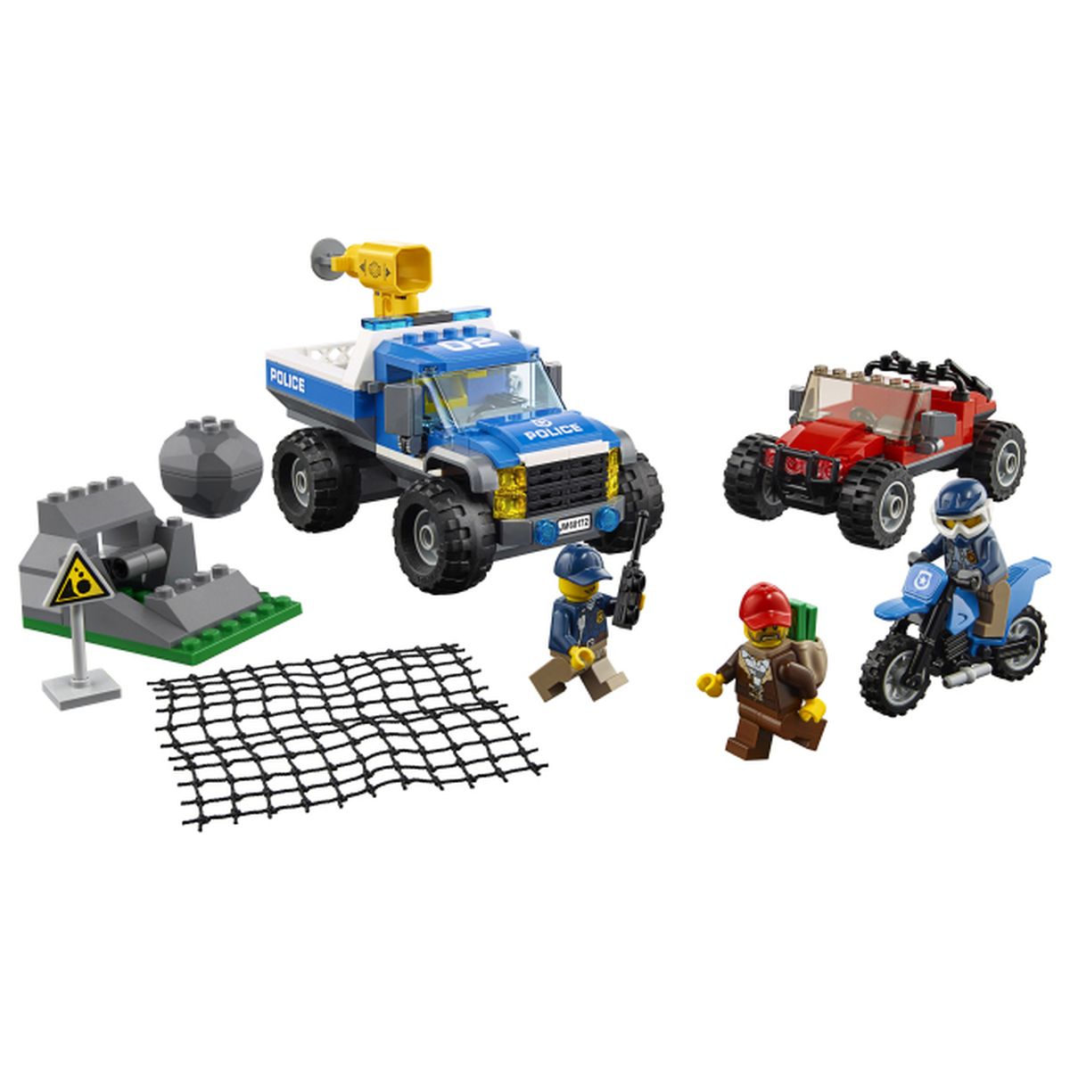 5702016077537 - LEGO® City - 60172- La course-poursuite en montagne