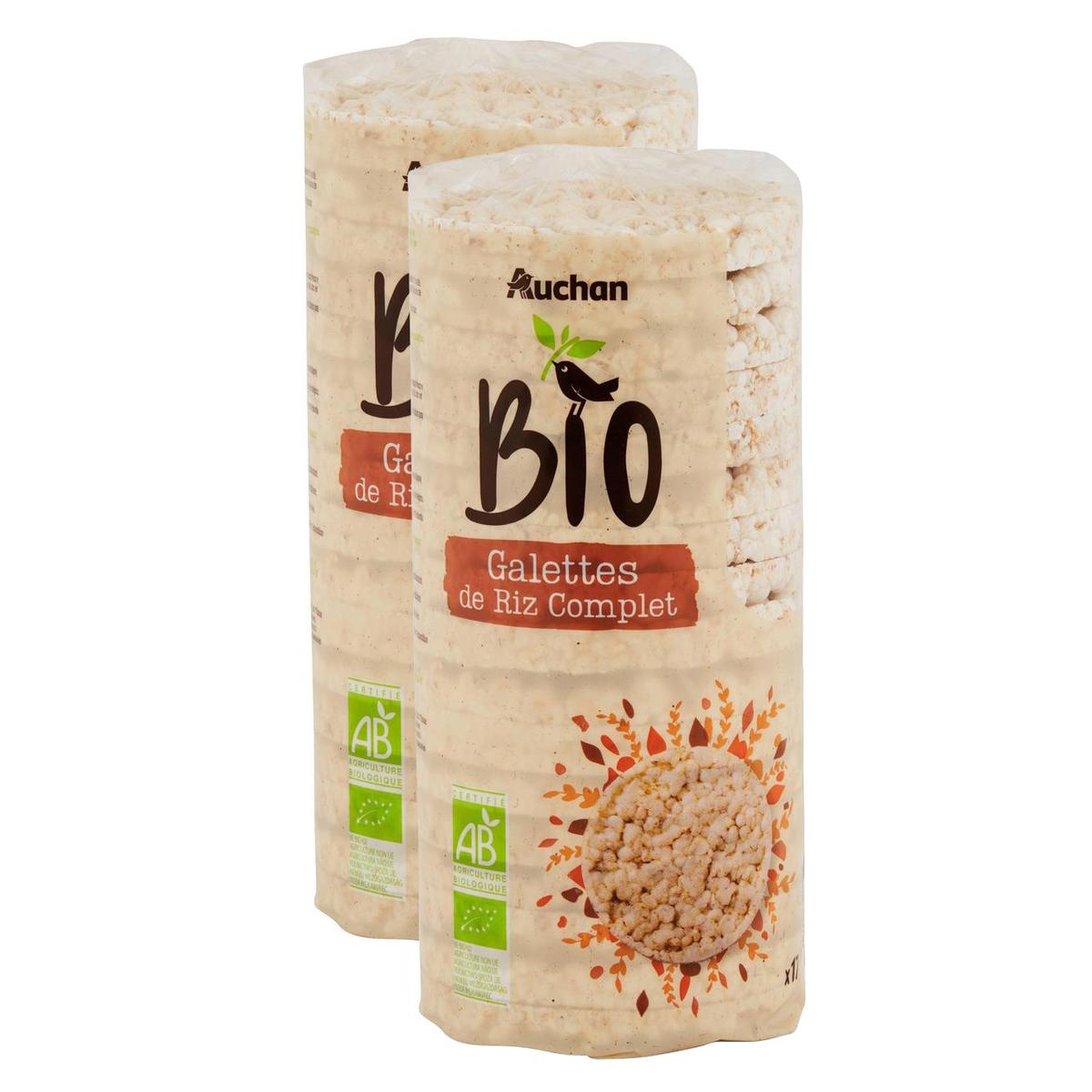2050000408137 - Auchan BIO - Fines galettes de riz complet bio