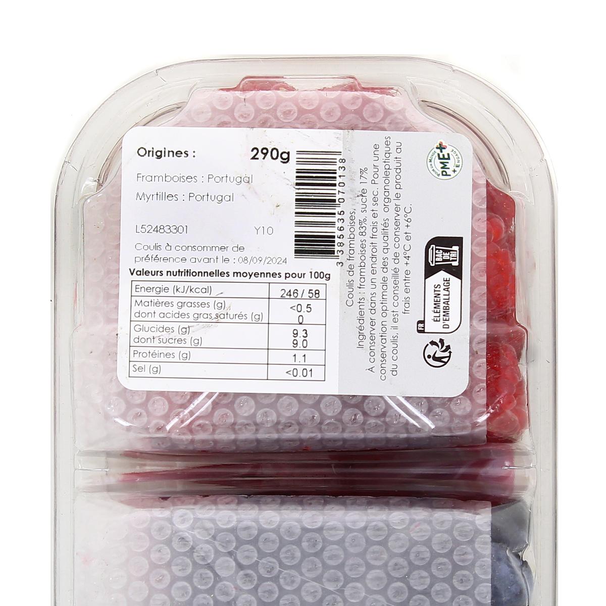 3385635070138 - Fruits Rouges & Co - Duo Framboise / Myrtille + coulis
