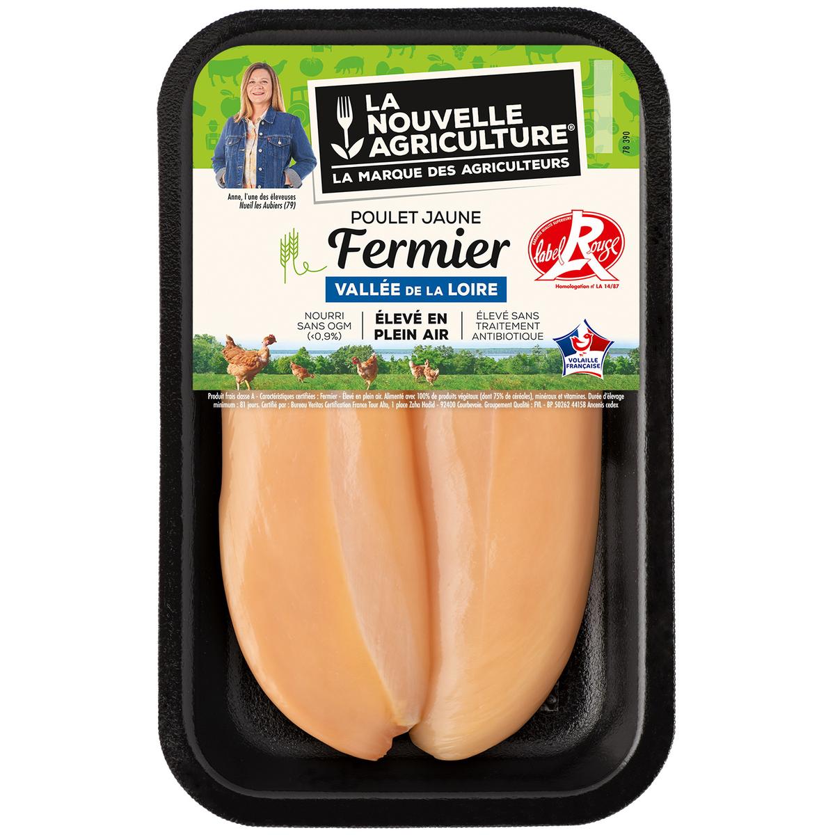 3435660770838 - La Nouvelle Agriculture - Filets de Poulet Fermier Label Rouge