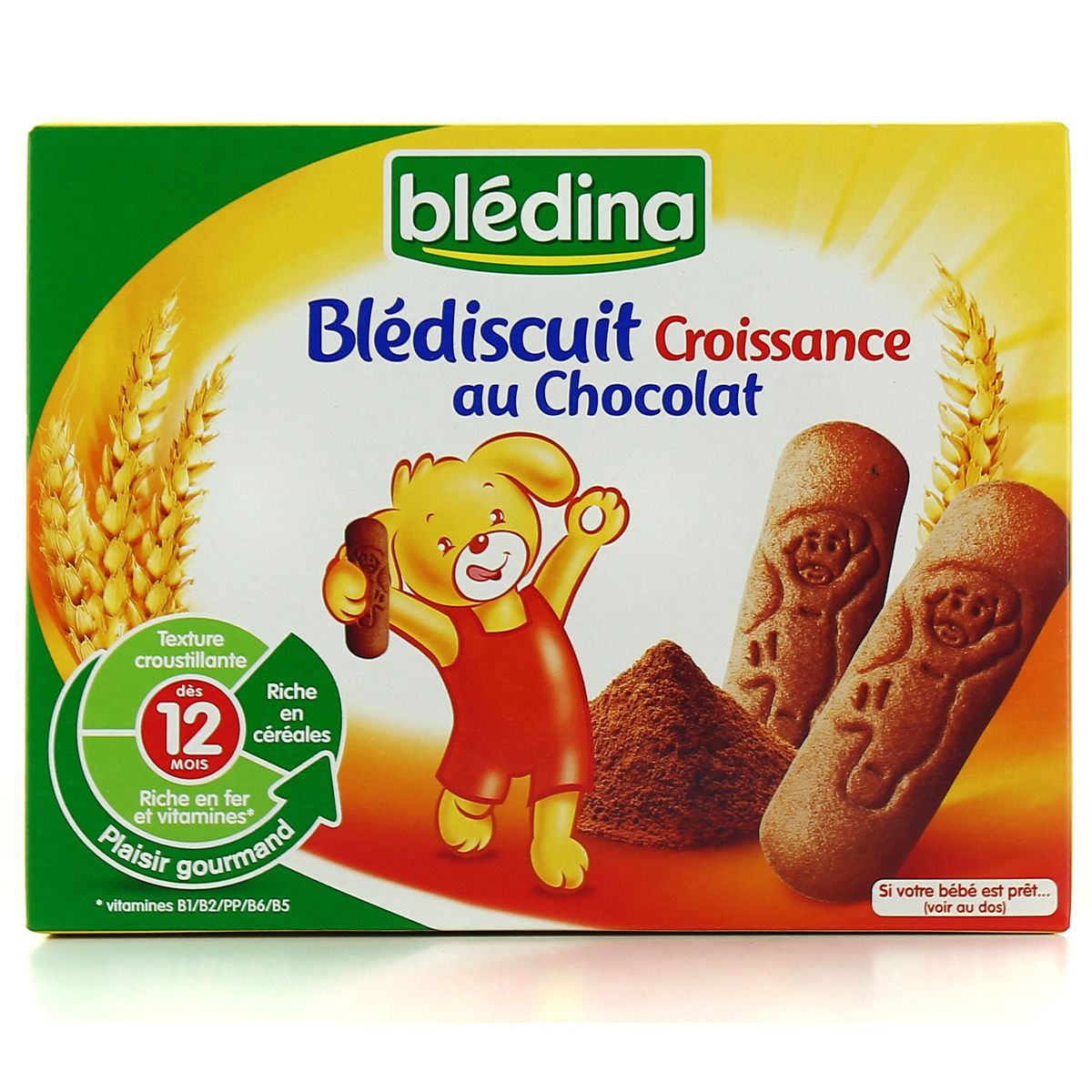 Achat Vente Bledina Blediscuit Croissance Chocolat Des 12 Mois 180g