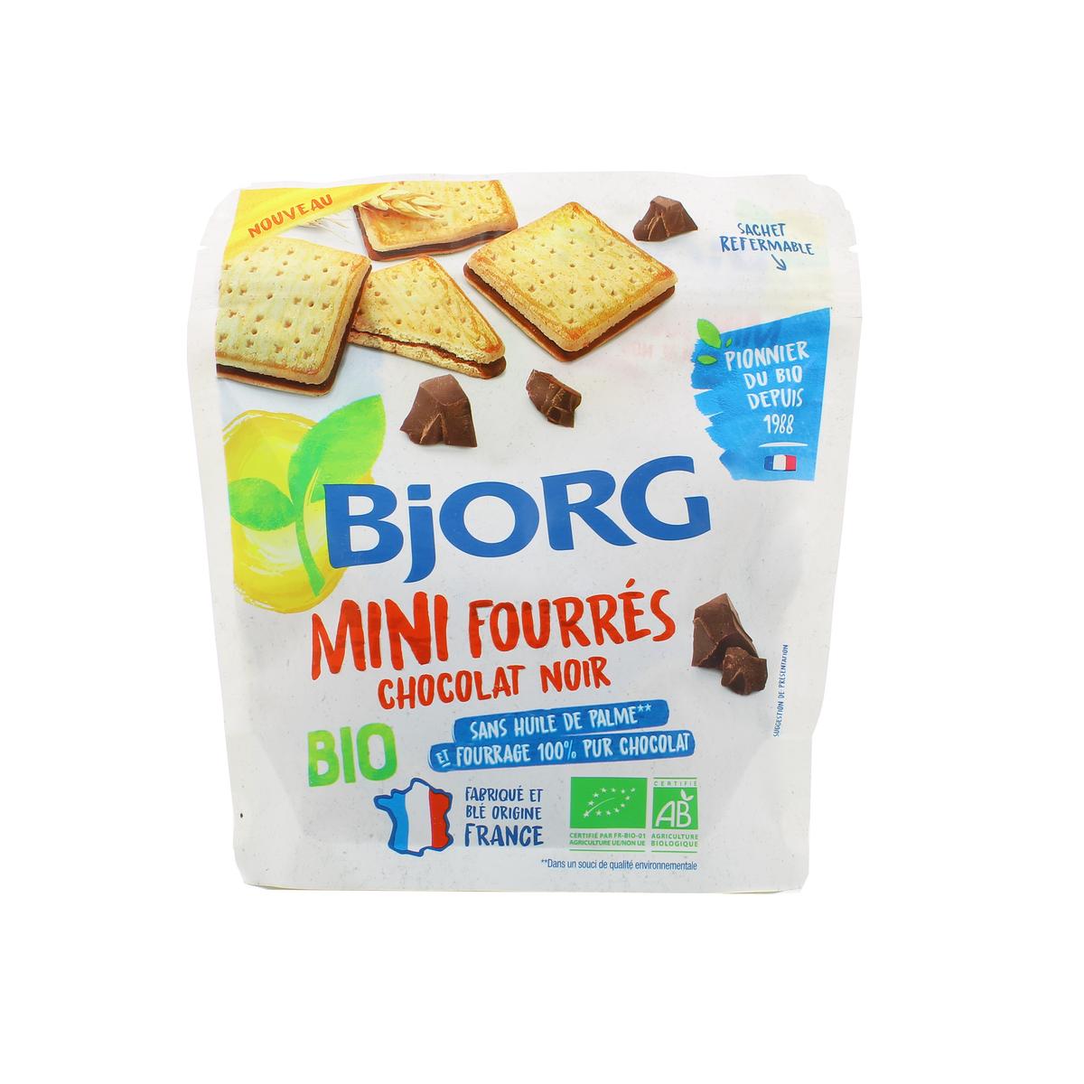 Livraison A Domicile Bjorg Mini Fourree Chocolat Noir Bio 180g