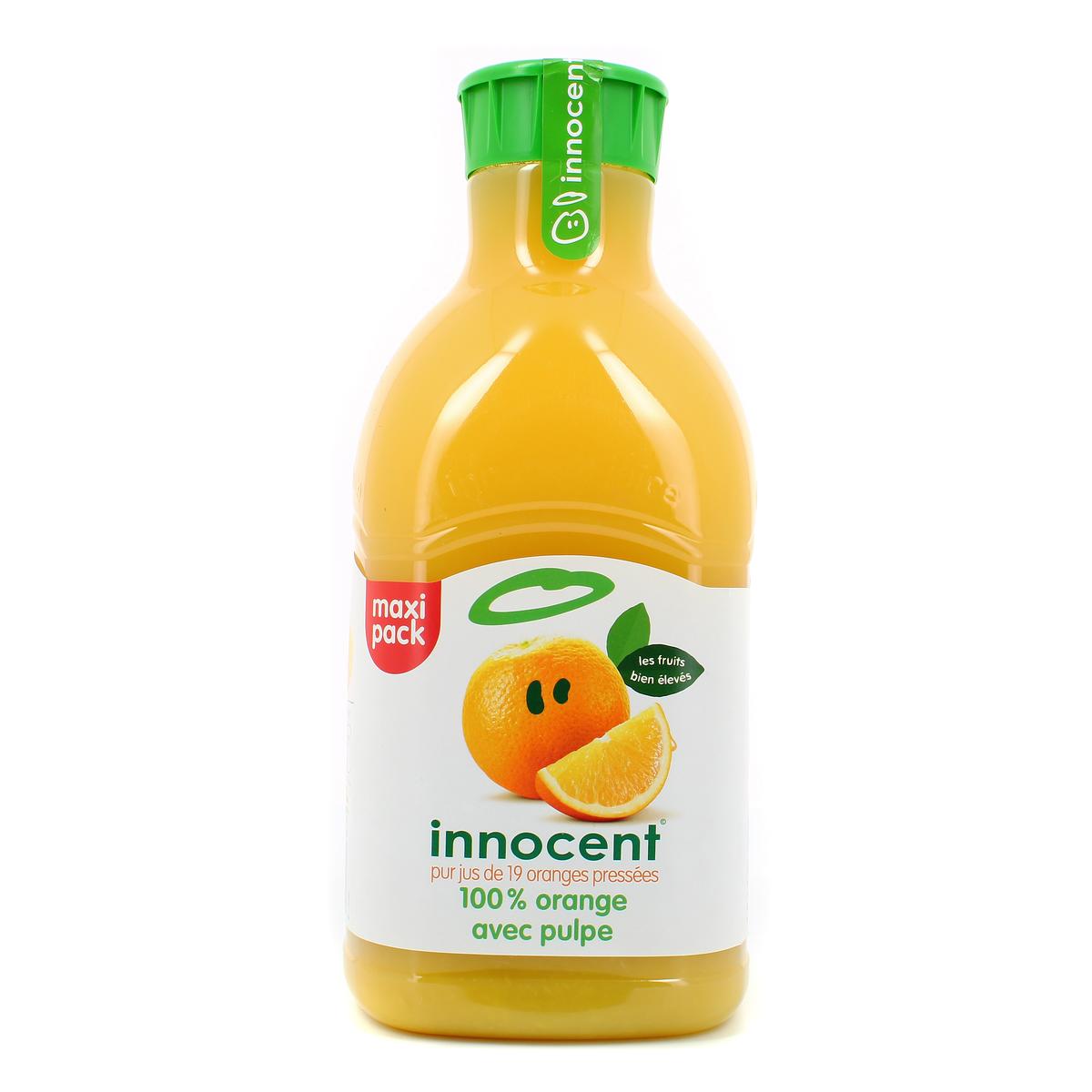Livraison A Domicile Innocent Jus D Orange Avec Pulpe 1 5l