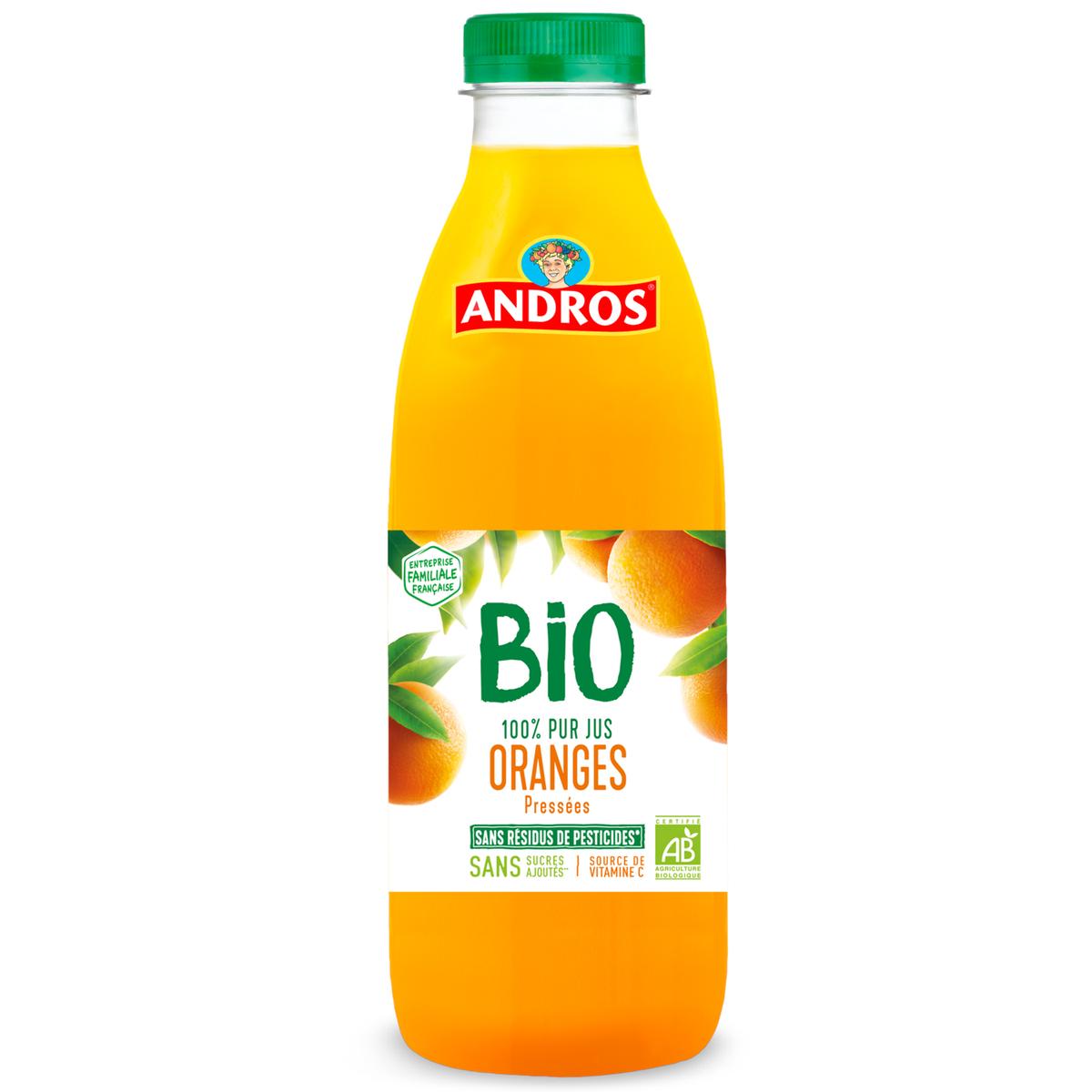 3045320104738 - Andros - Jus d' Oranges Pressées Bio