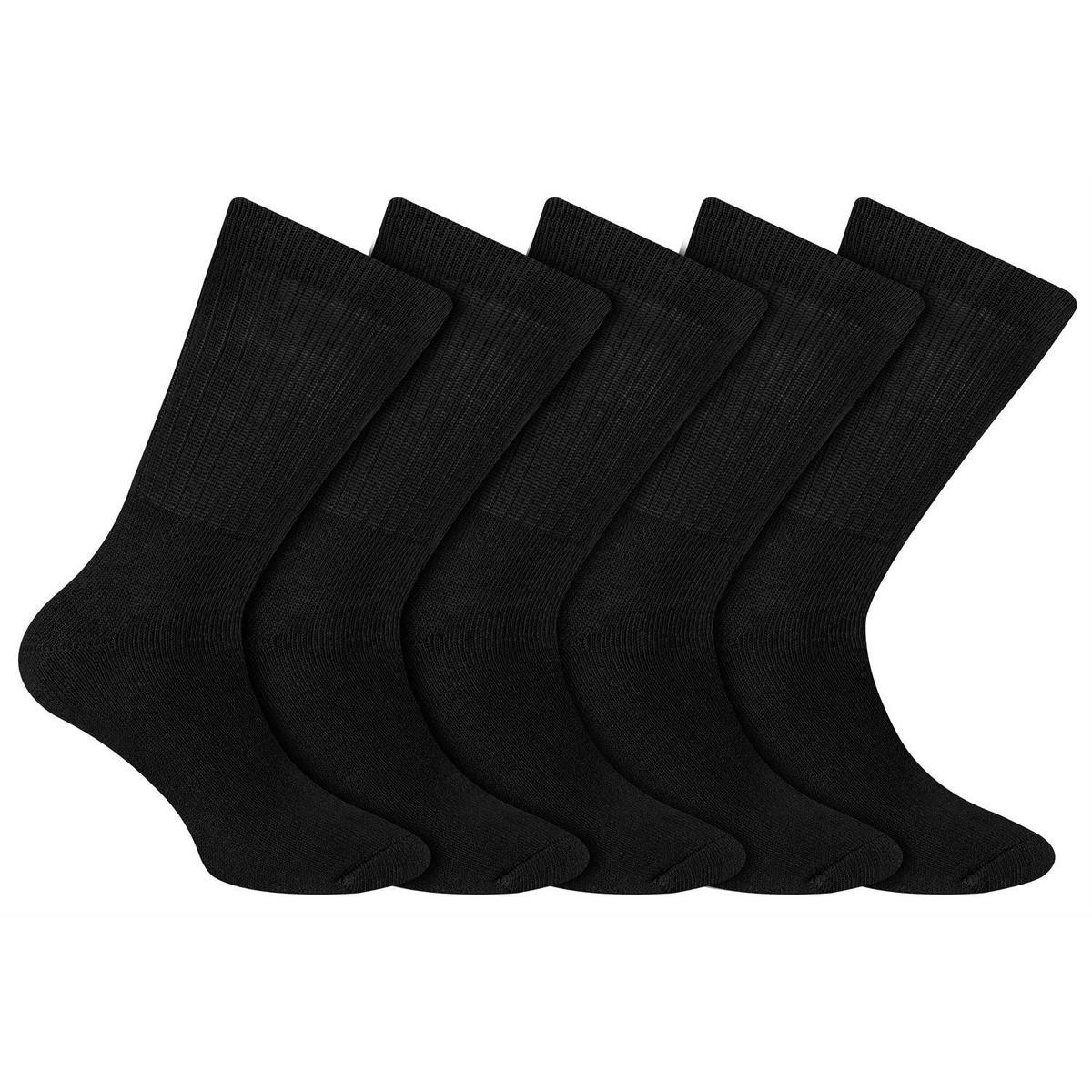 Achat / Vente Dim Mi-chaussettes homme noir, Taille 39/42 5 paires