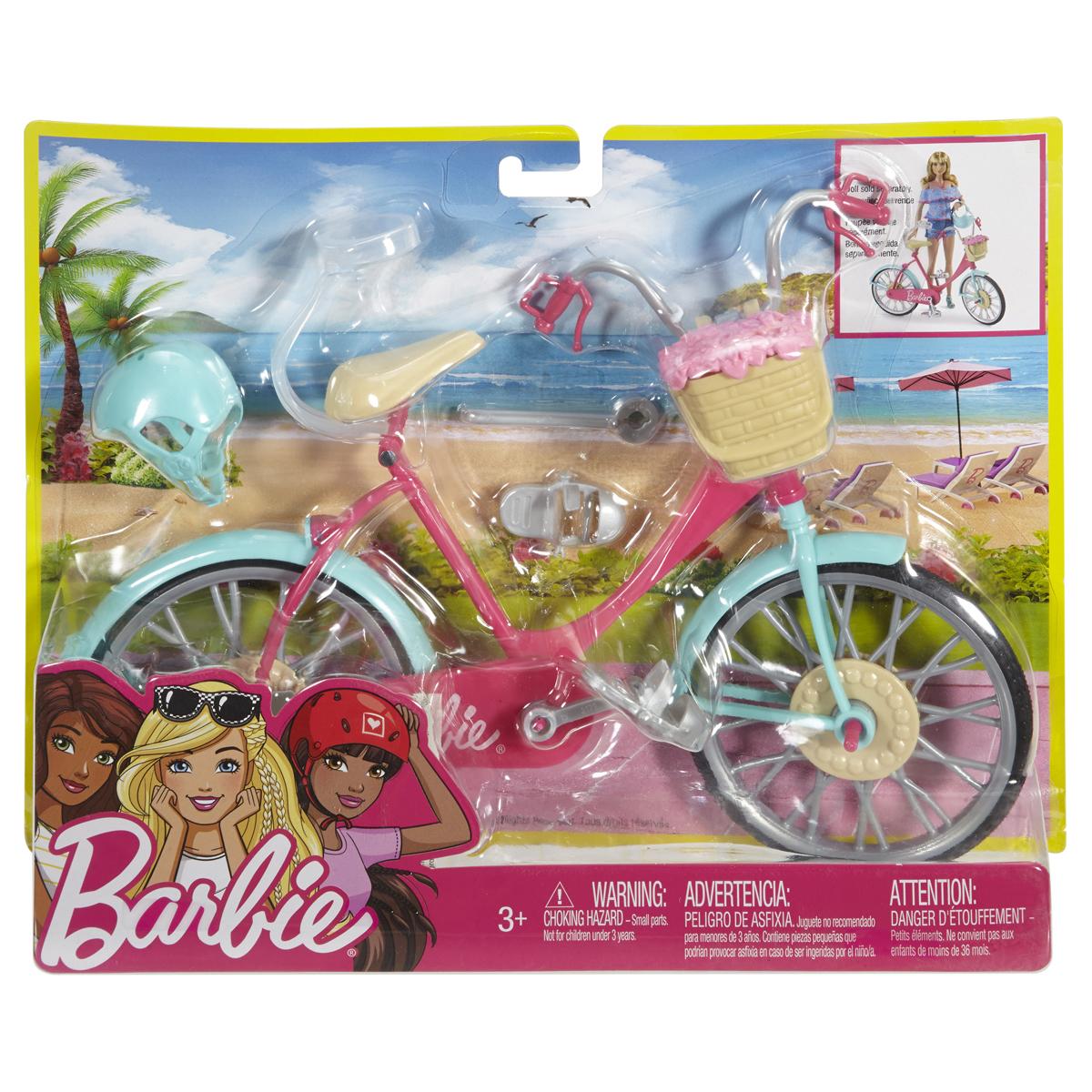 0887961376838 - Barbie - Mattel - Barbie bicyclette