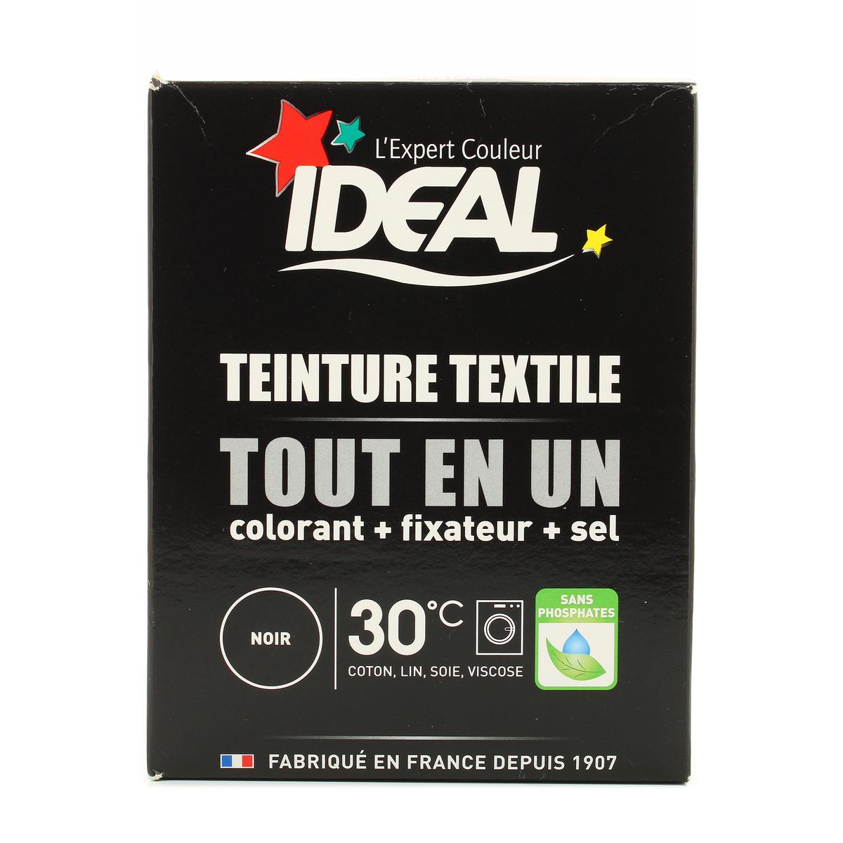 Teinture textile 100% noir