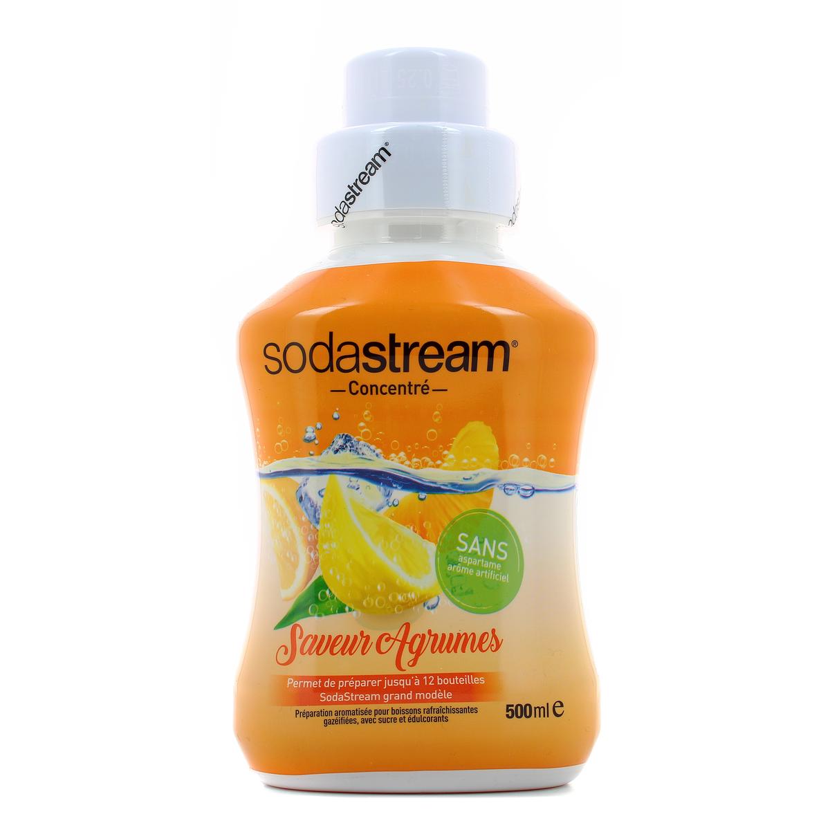 Sodastream Sirop concentré spécial boisson gazeuse- Citron original