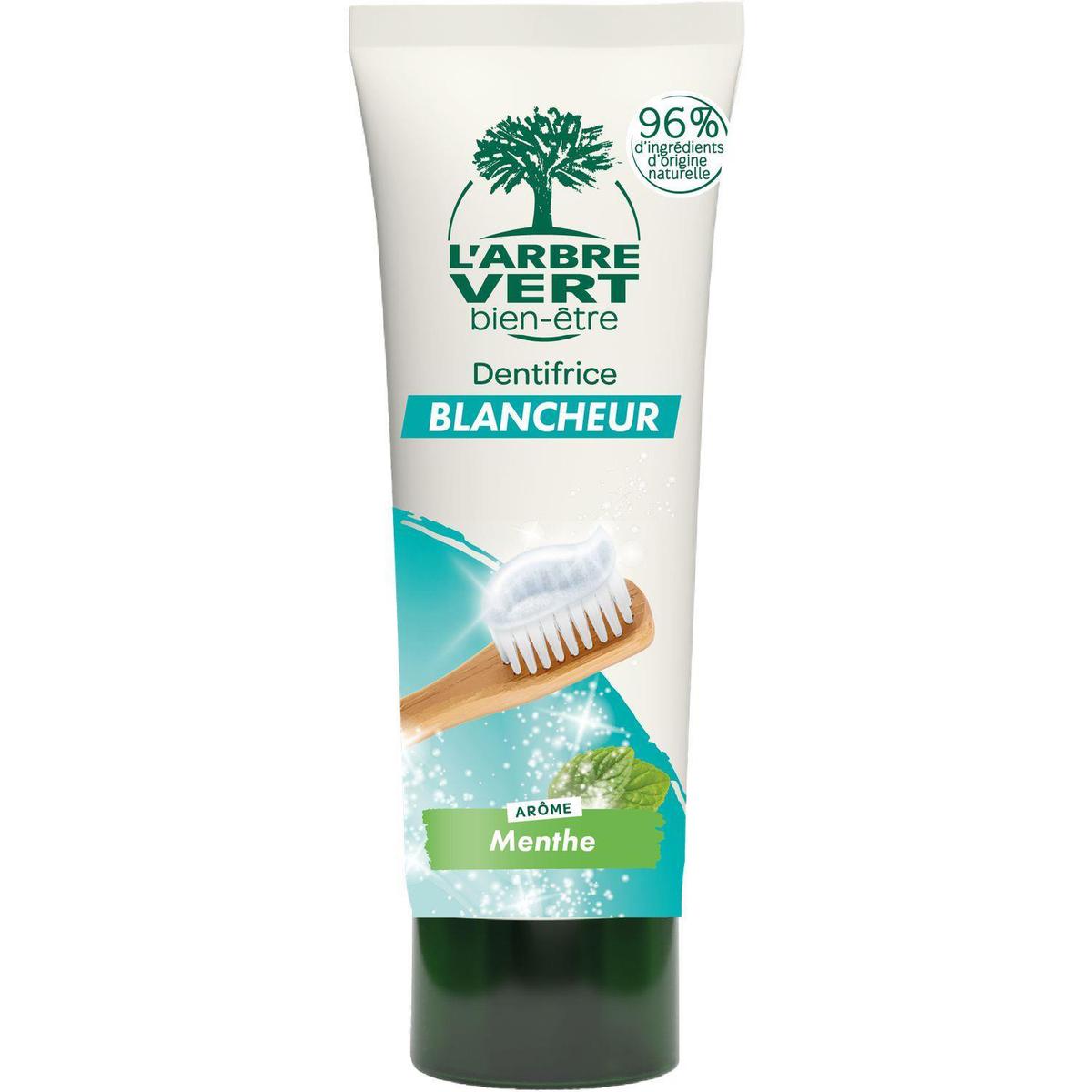 3450601040139 - L'Arbre Vert Bien-Etre - Dentifrice blancheur au bicarbonate de soude