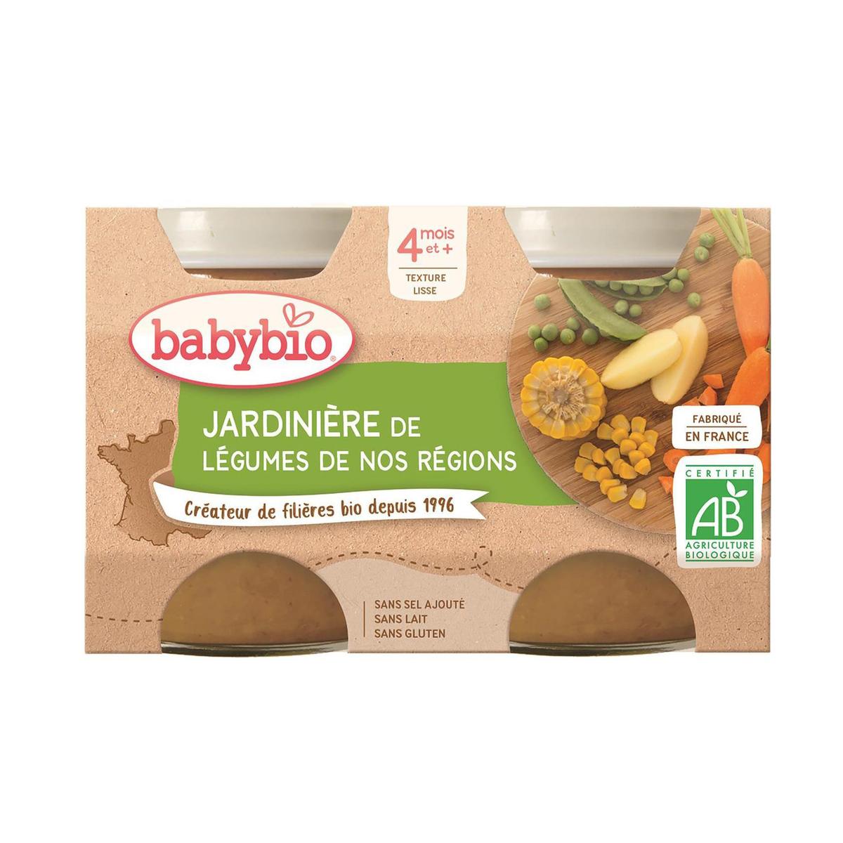 3288131510439 - Babybio - Jardinière de légumes de nos Régions Bio Pot Bébé Dès 4 mois