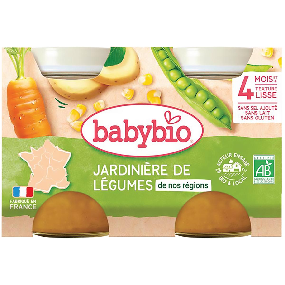 3288131510439 - Babybio - Jardinière de légumes de nos Régions Bio Pot Bébé Dès 4 mois