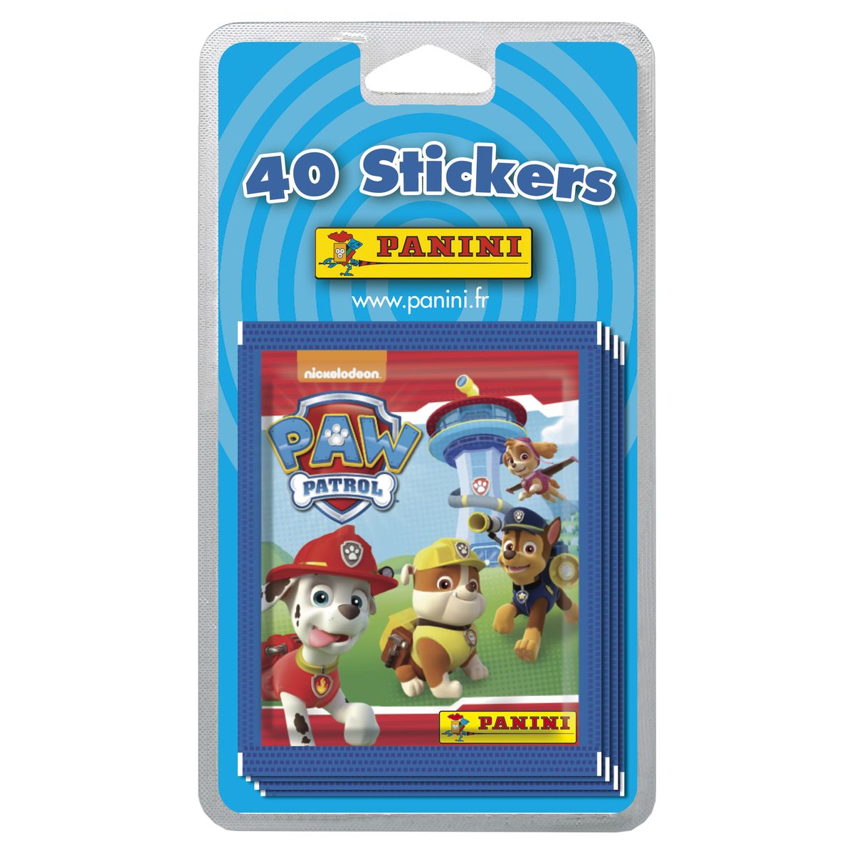 Panini La Pat’Patrouille Le Film – Blister 8 Pochettes (40 Stickers) – Collection Avec Posters Et Stickers Pailletés