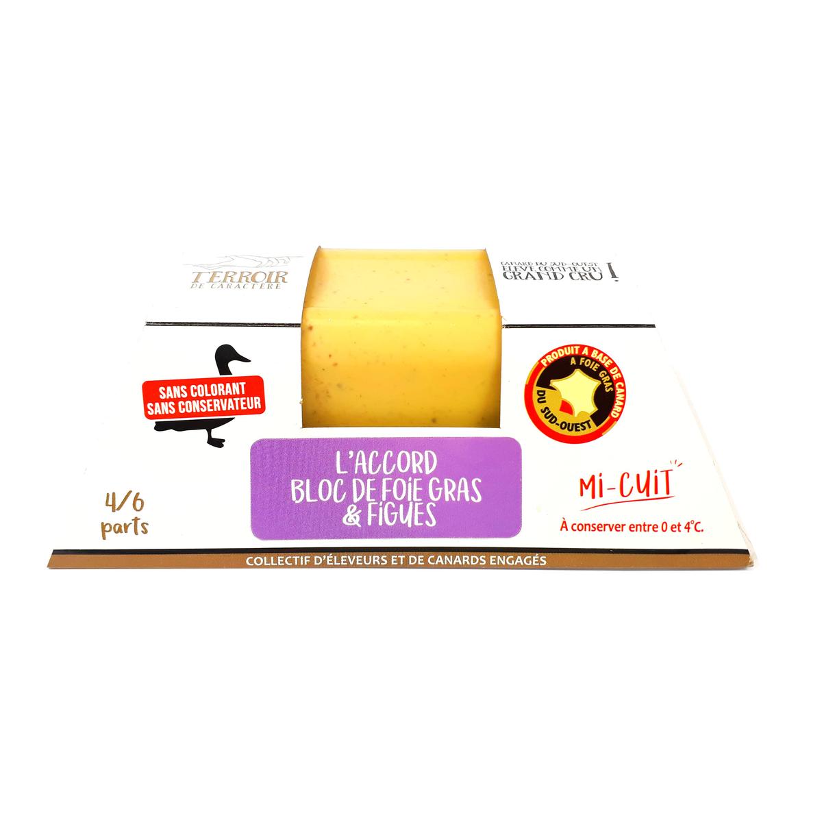 3356650001339 - Terroir de Caractère - Bloc de Foie Gras de Canard à la Figue IGP Sud-Ouest