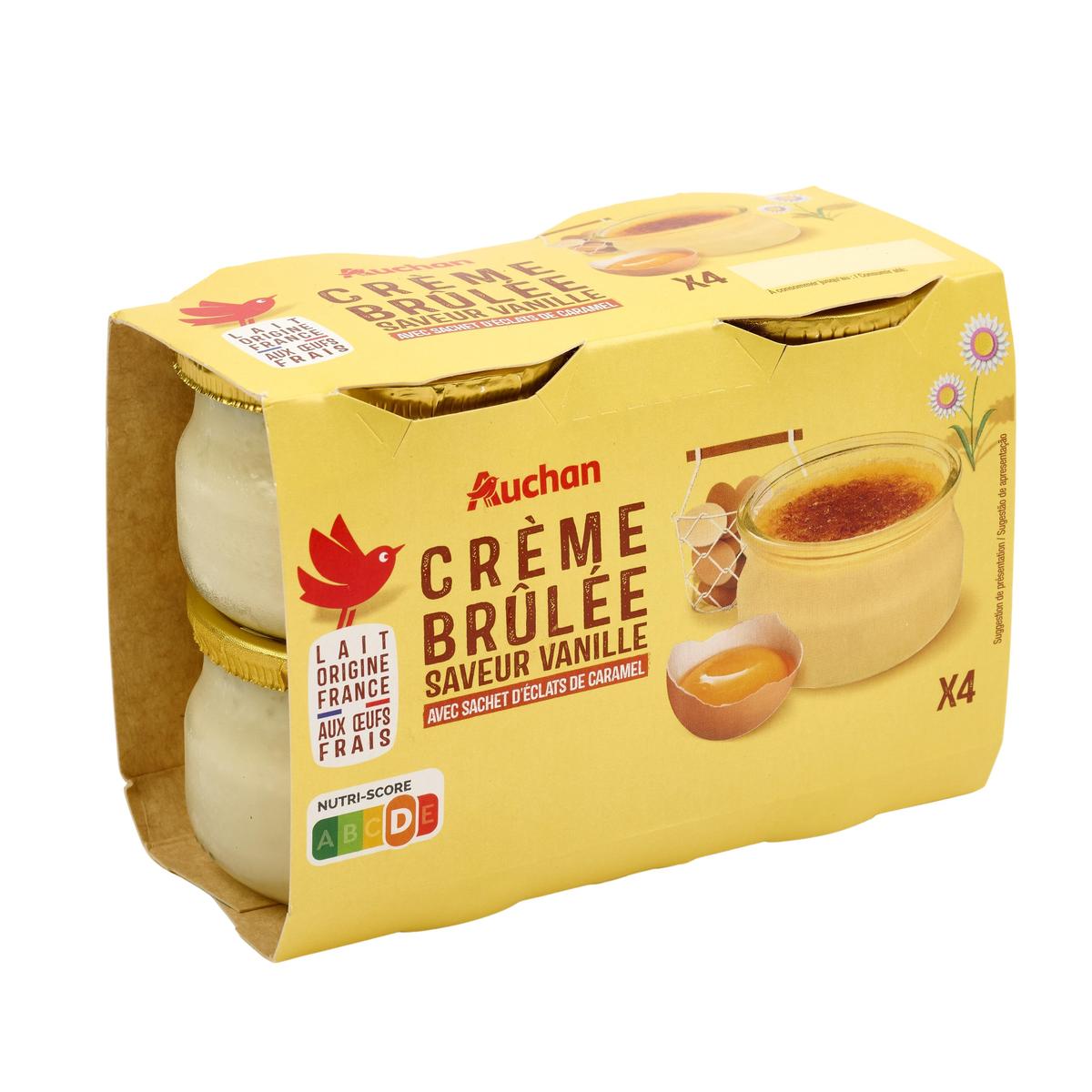 3596710531639 - Auchan - Crème brulée saveur vanille