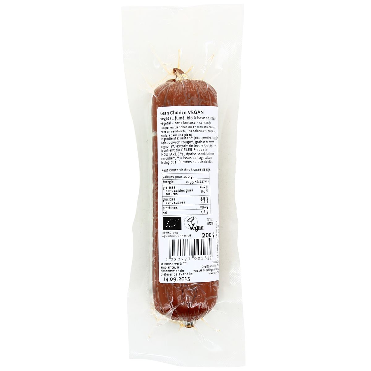 4032277001639 - Wheaty - Faux-Cisson Ibérique Bio vegan