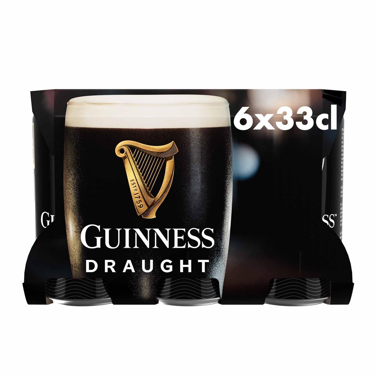 Guinness - Pack de 6 bieres x 25 cl