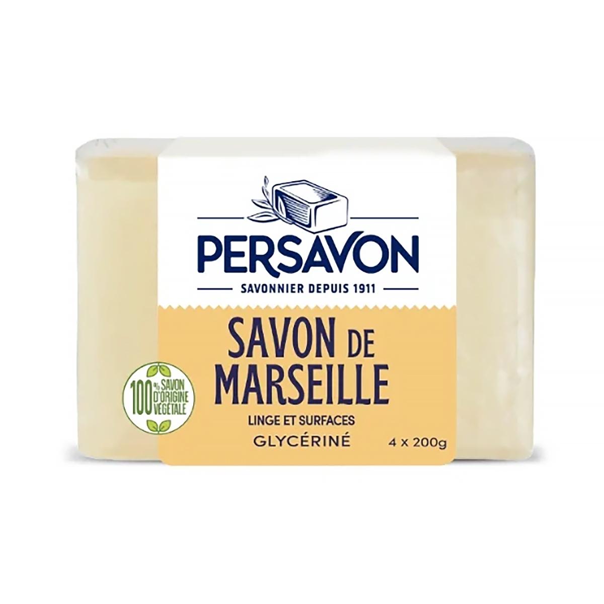 3700593604339 - Persavon - Savon Solide de Marseille Linge Et Surfaces Glycériné