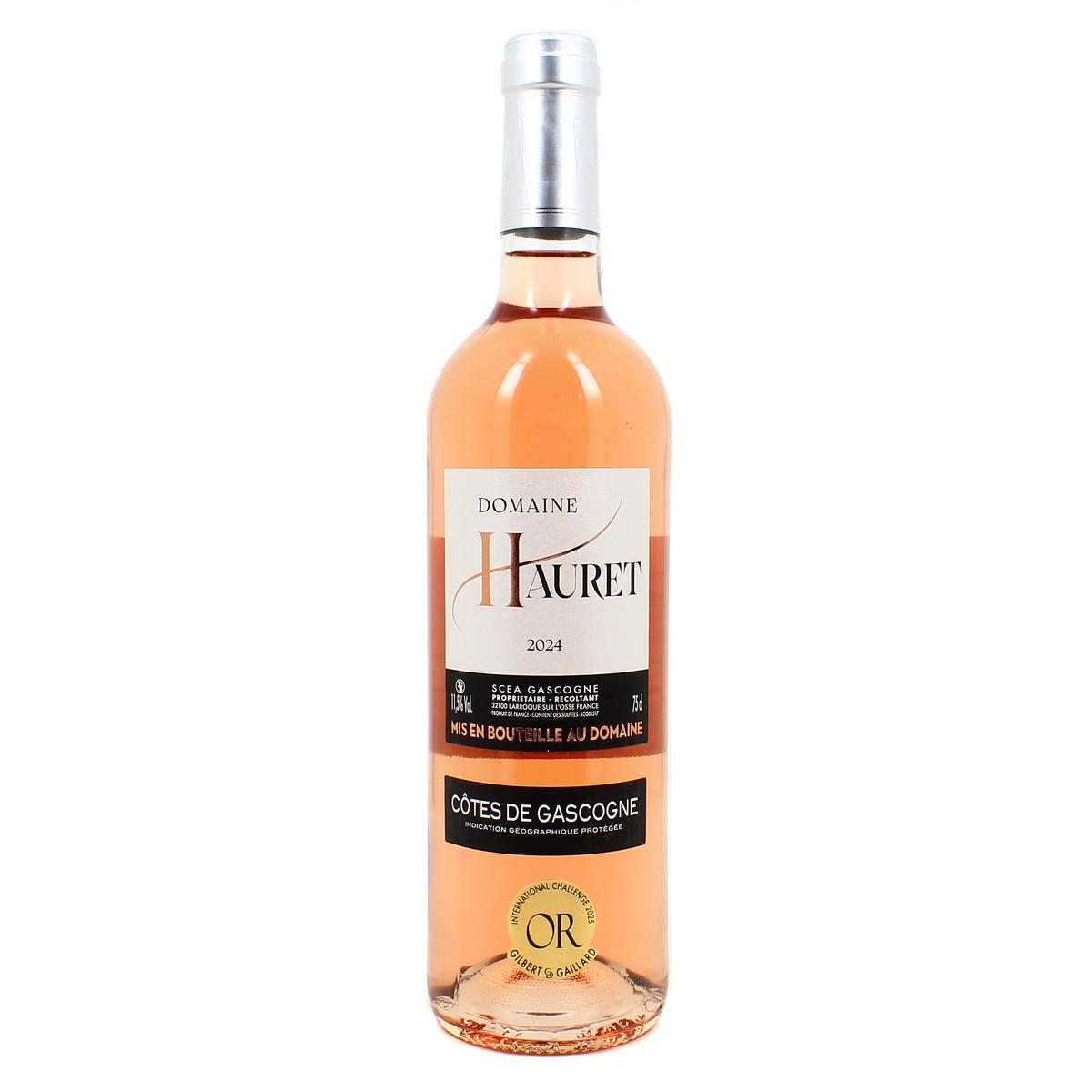 3348008844439 - Côtes de Gascogne rosé IGP - Domaine Hauret