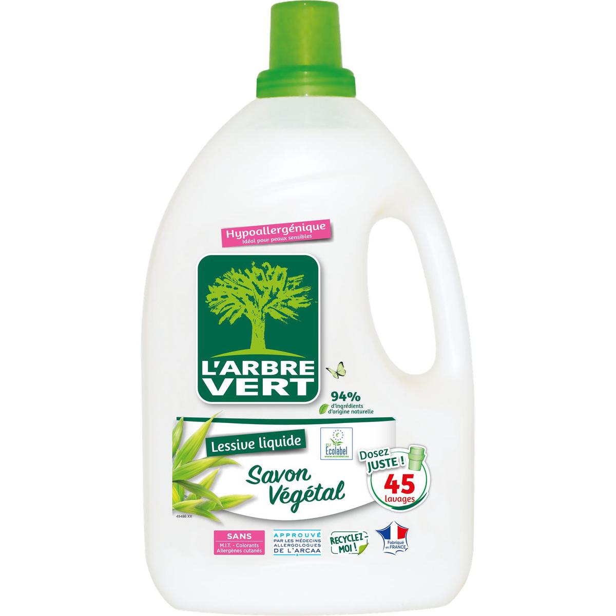 3450601046339 - L'arbre Vert - Lessive hypoallergénique au savon végétal