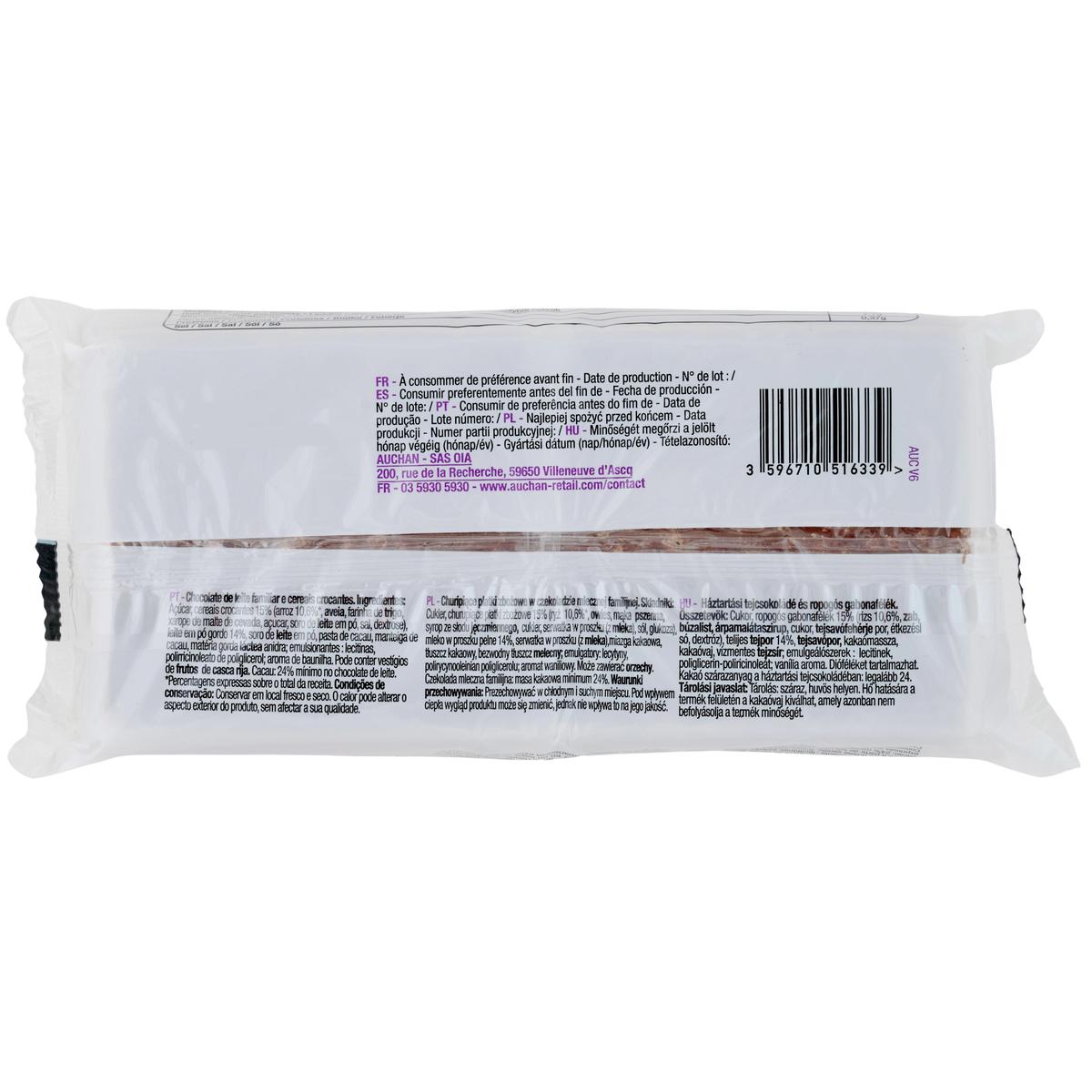 3596710516339 - Pouce - Tablette de chocolat au lait et céréales croustillantes
