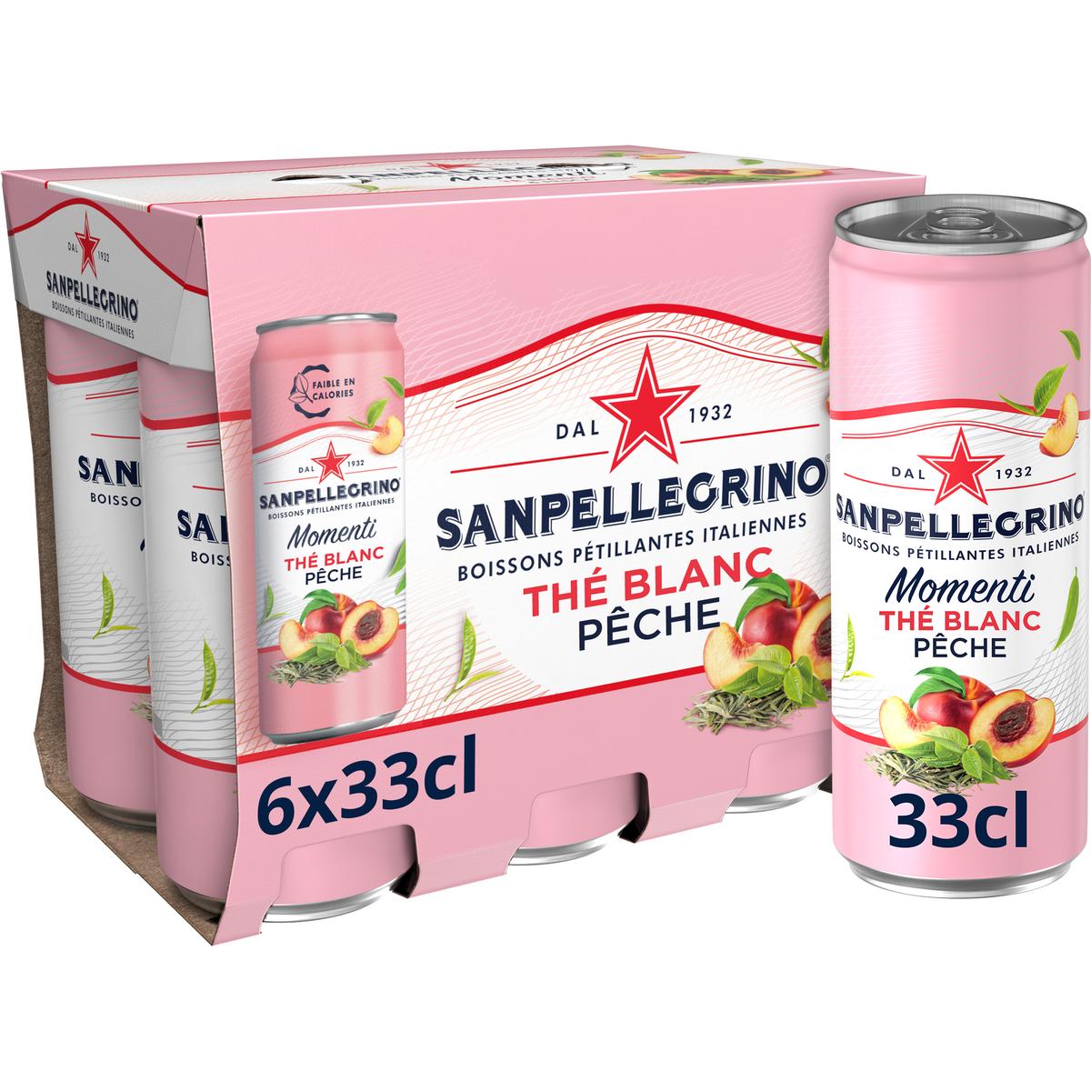 8002270856839 - Sanpellegrino - Boisson pétillante Pêche et infusion de thé blanc