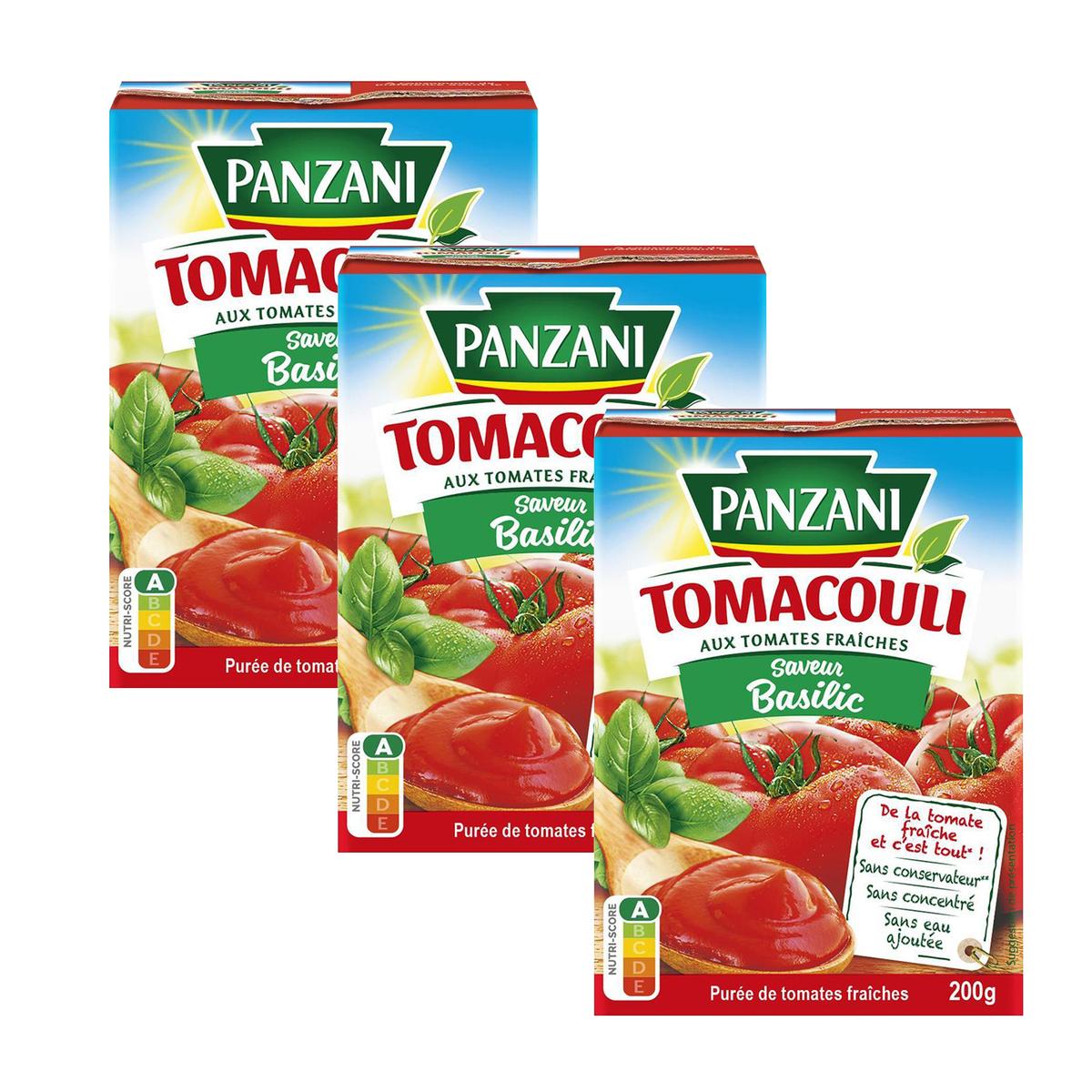 2050000117039 - Panzani - Purée de Tomates au Basilic - Tomacouli