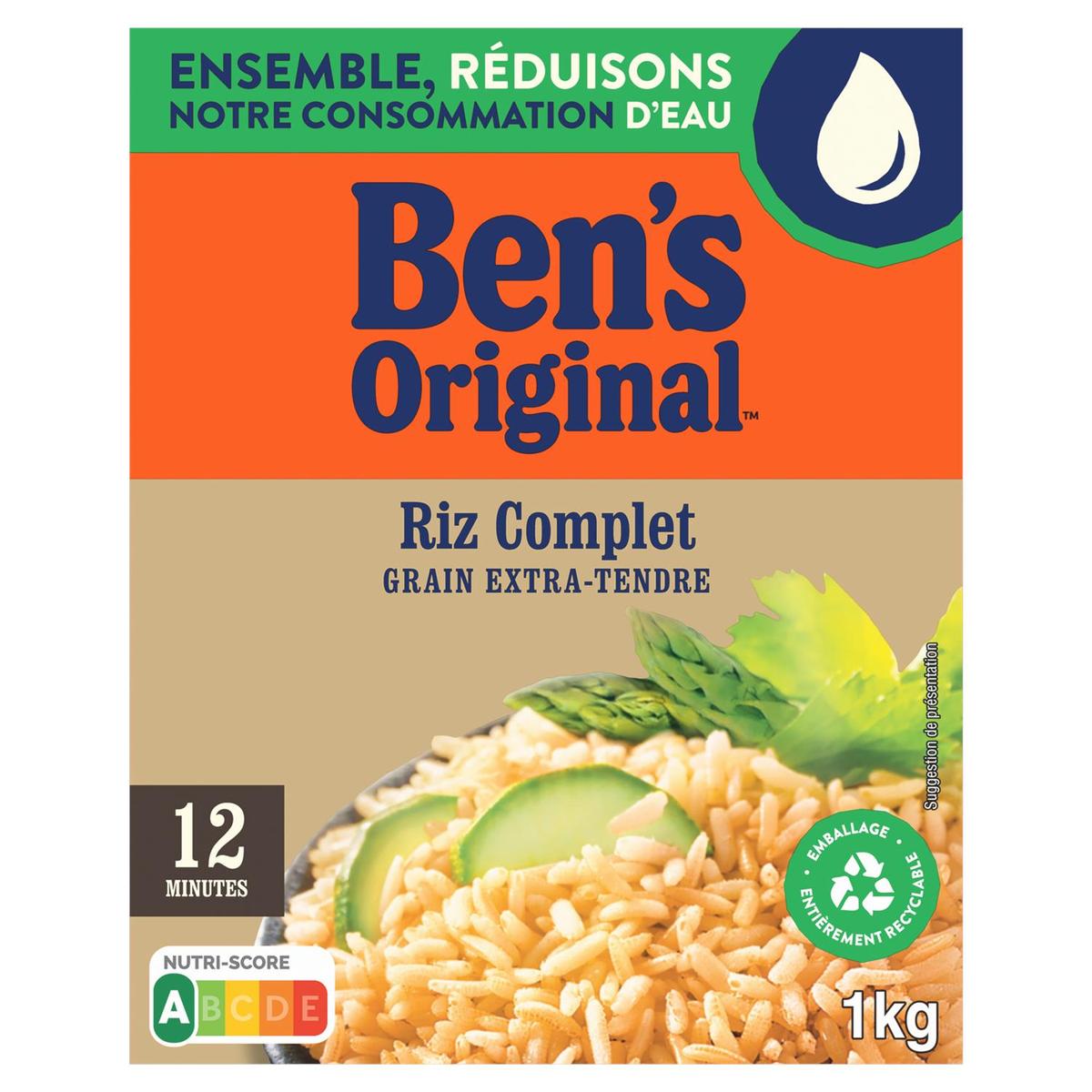 Ben's Original Riz Jasmin, 1kg de Ben's Original rapide chez vous !