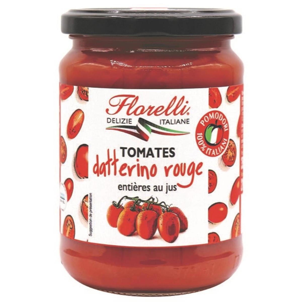 3760077538239 - Florelli - Tomates Datterini Rouges Entières au jus