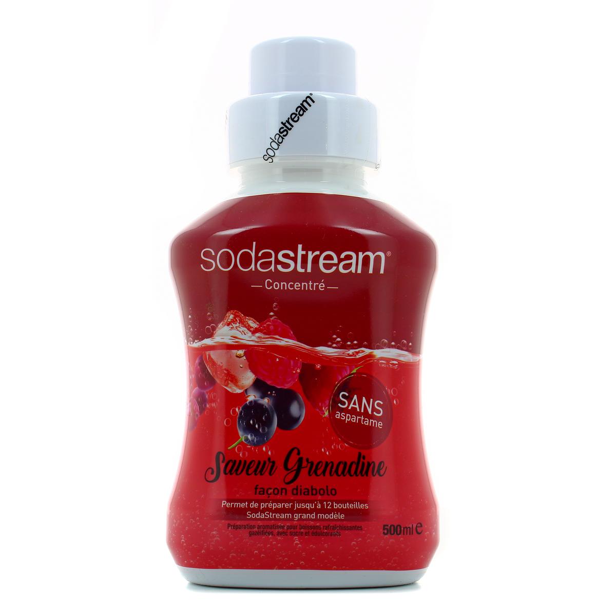 Acheter Sodastream Sirop concentré spécial boisson gazeuse - Grenadine