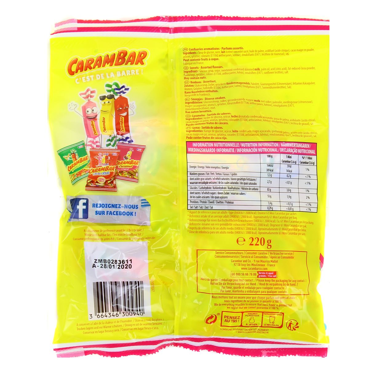 3664346300940 - Carambar - Carambar Mini Mix