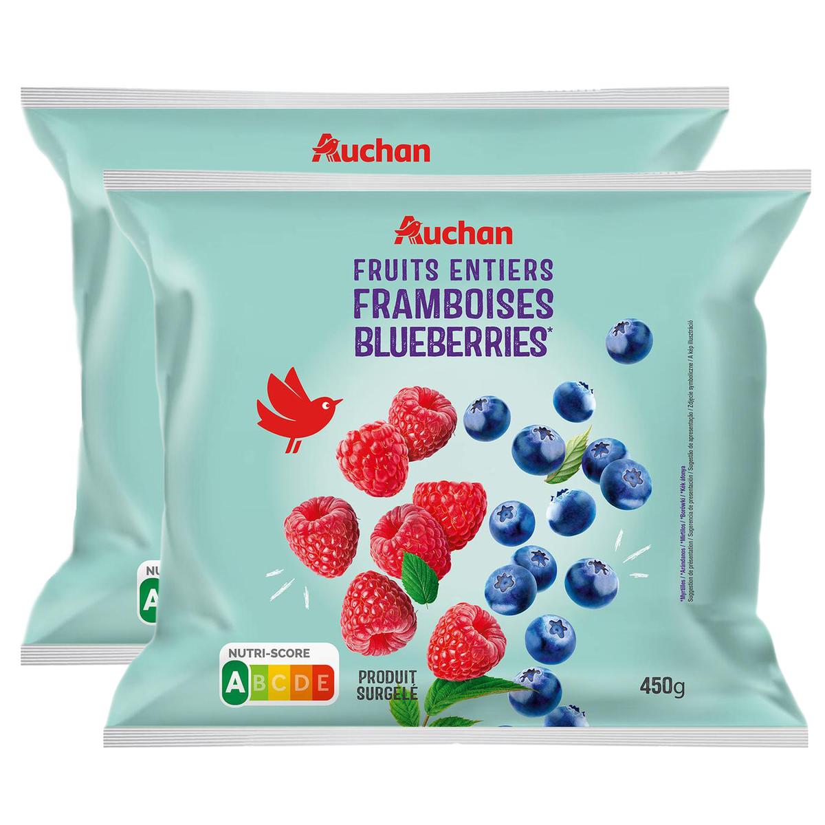 2050000411540 - Auchan - Framboise et myrtille