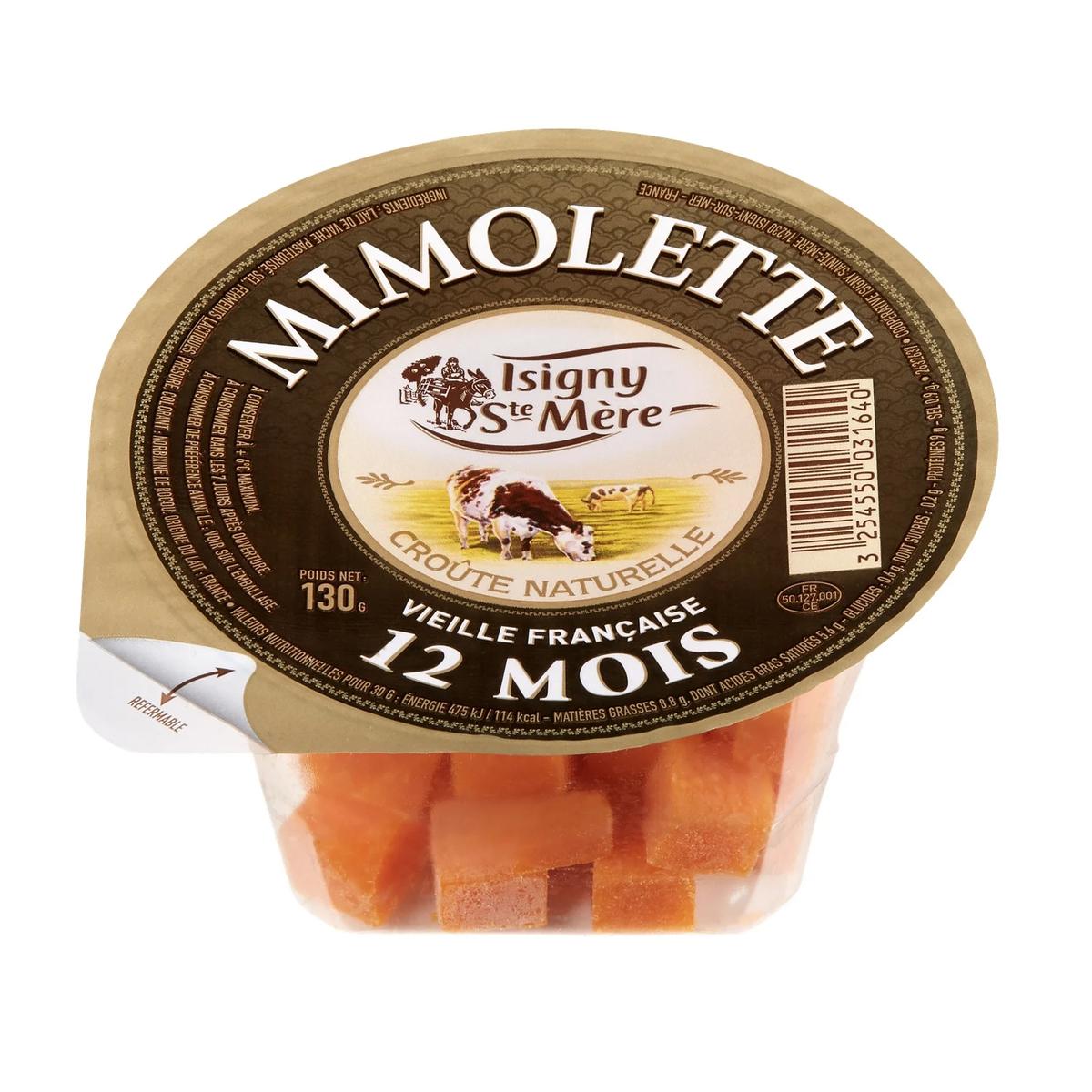 3254550031640 - Isigny Ste mère - Mimolette en cubes 12 mois affinage
