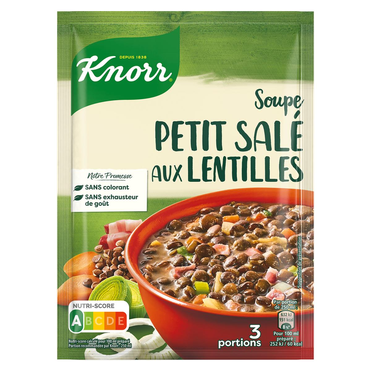 8720182921840 - Knorr - Soupe Petit salé aux lentilles déshydraté