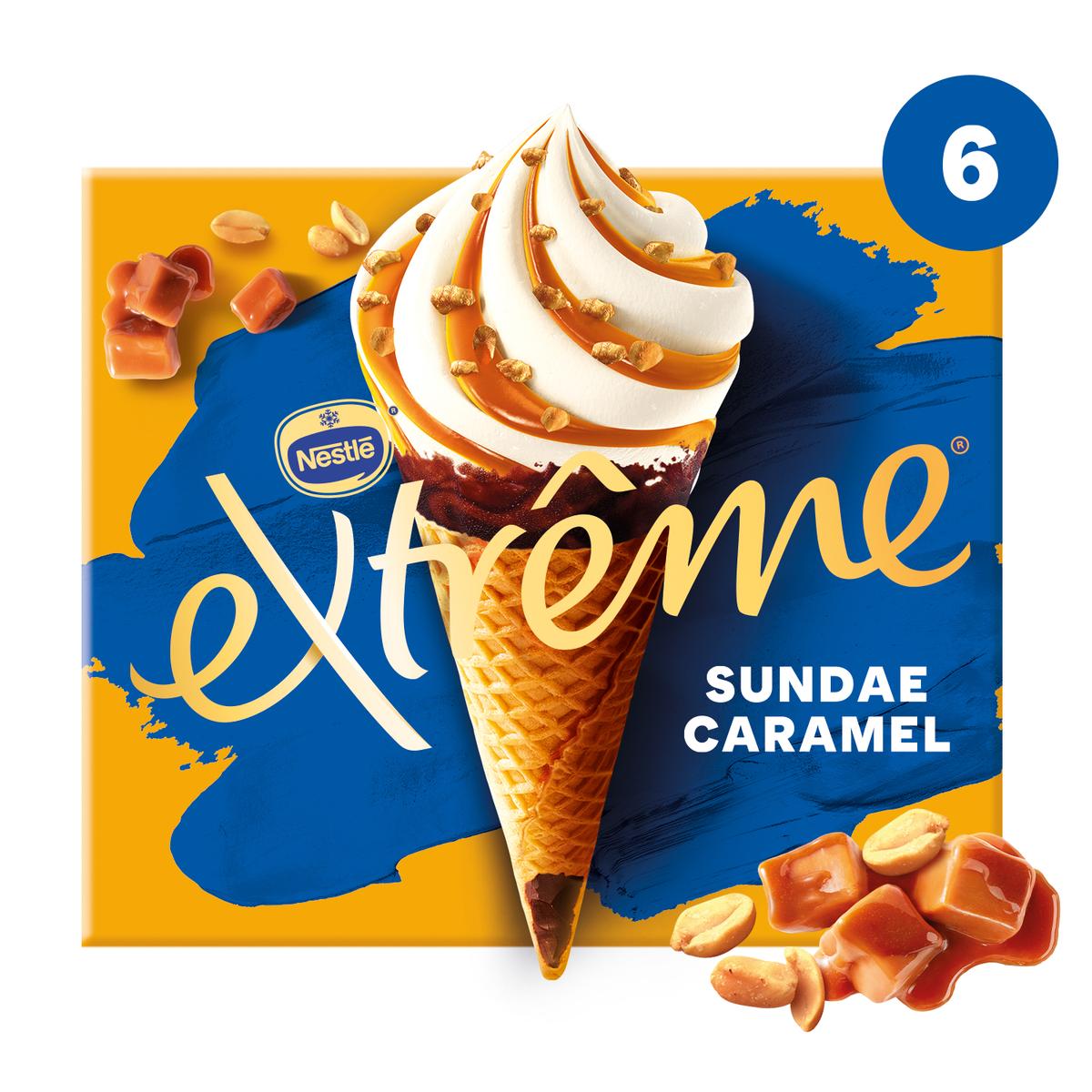3274664173340 - Extrême - Cônes glacés sundae caramel