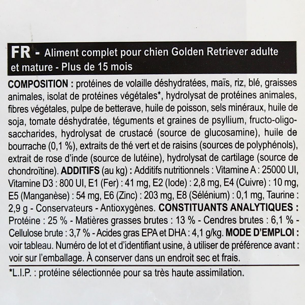 3182550743440 - Royal Canin - Croquettes sur mesure Santé de la Peau et du Pelage pour Chien Golden Retriever Adulte