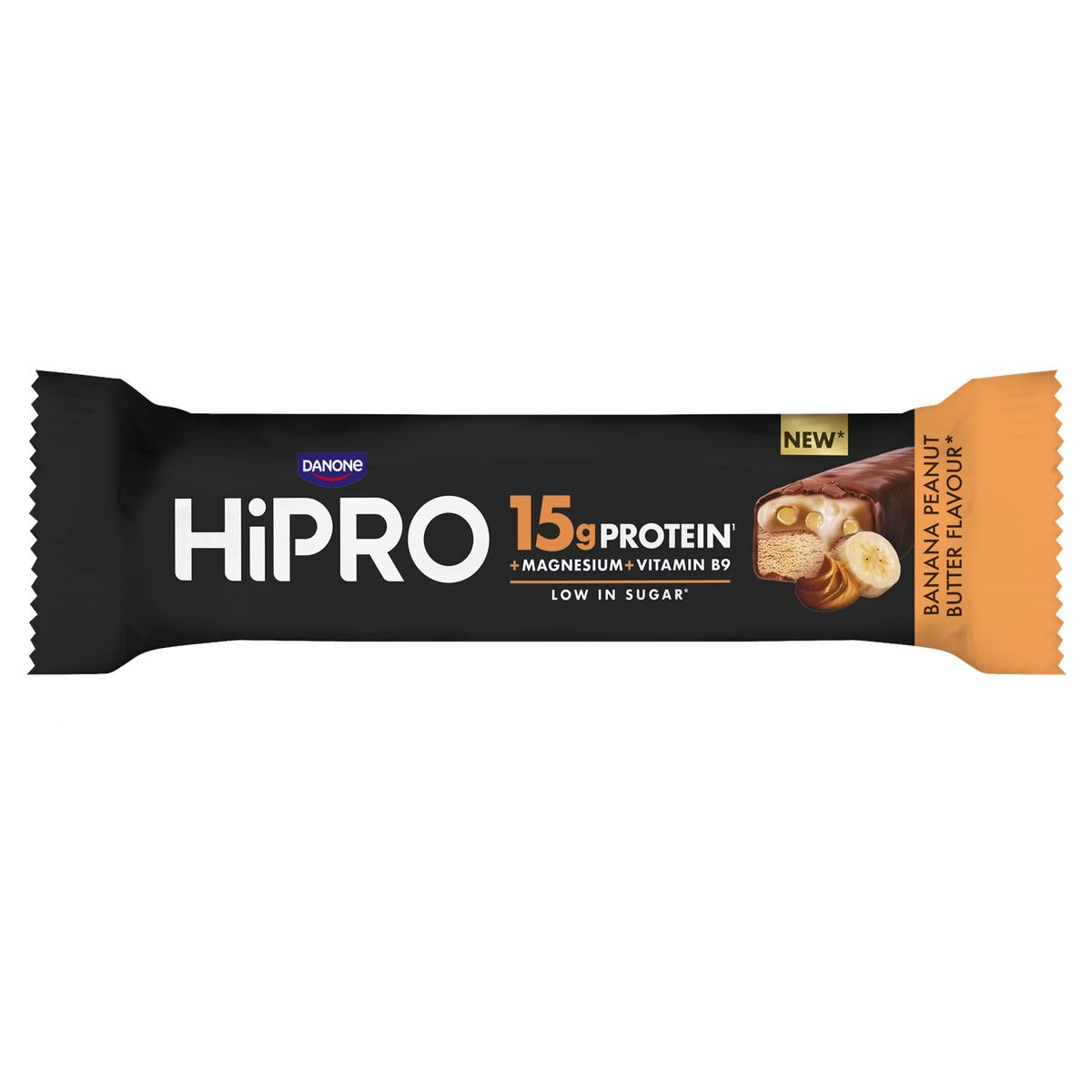 8713788124340 - HiPRO - Barre protéinée saveur banane, beurre de cacahuètes