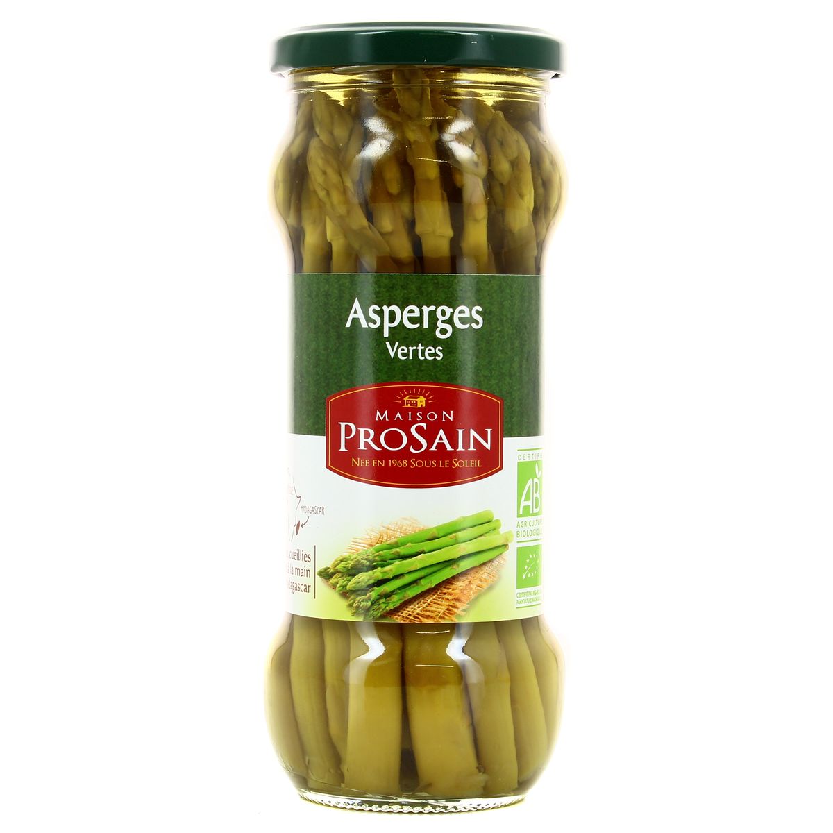 Livraison A Domicile Prosain Asperge Verte Plein Champs Bio 330g