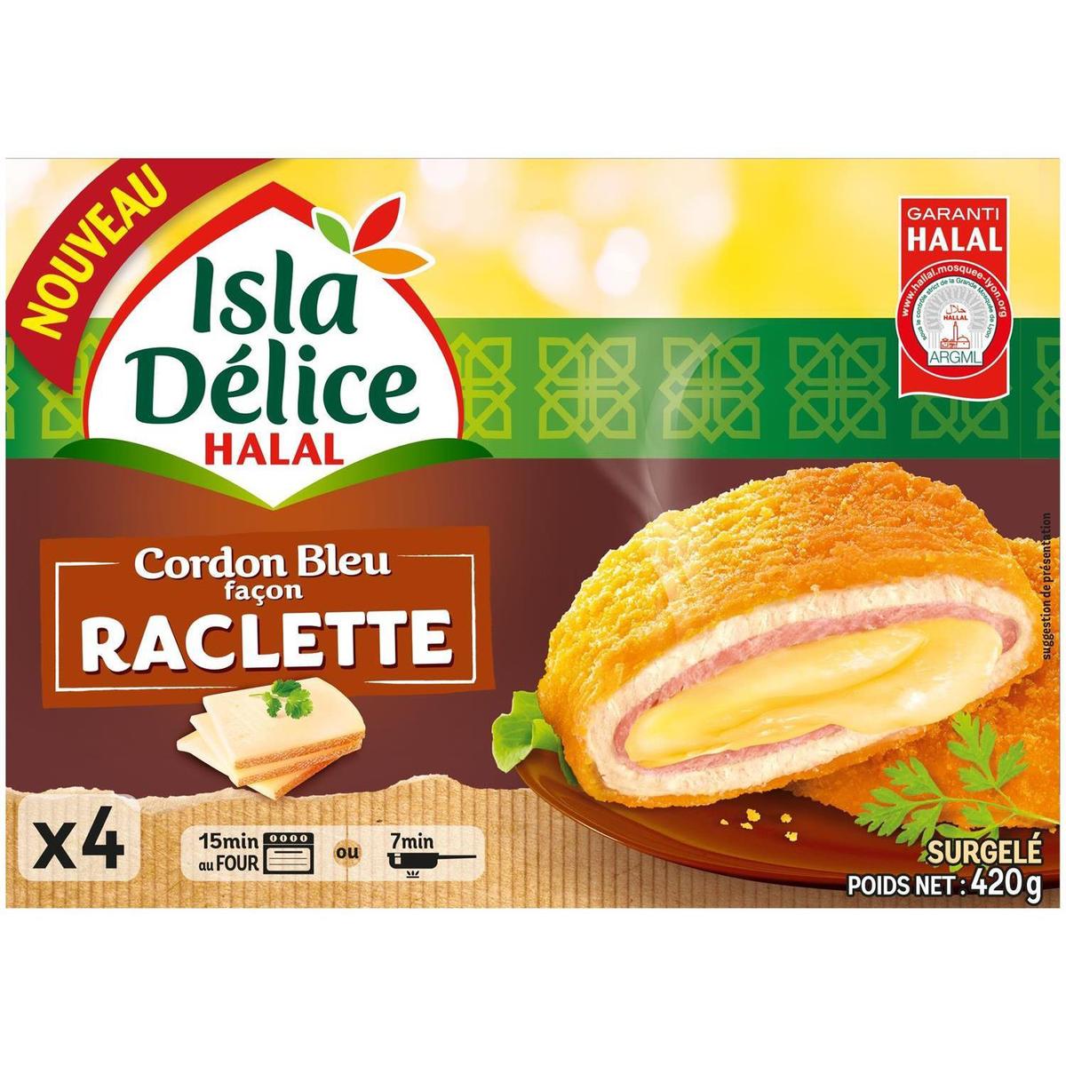 3512690004840 - Isla Délice - Cordons Bleu façon Raclette - Halal